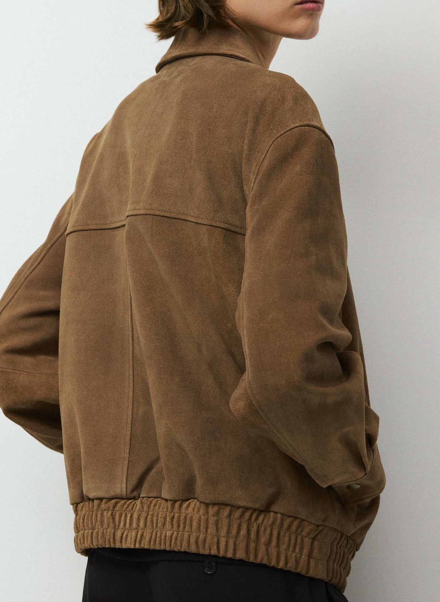 ARITIZA Jones Bomber - Suede Jacket Size Medium NWT 3