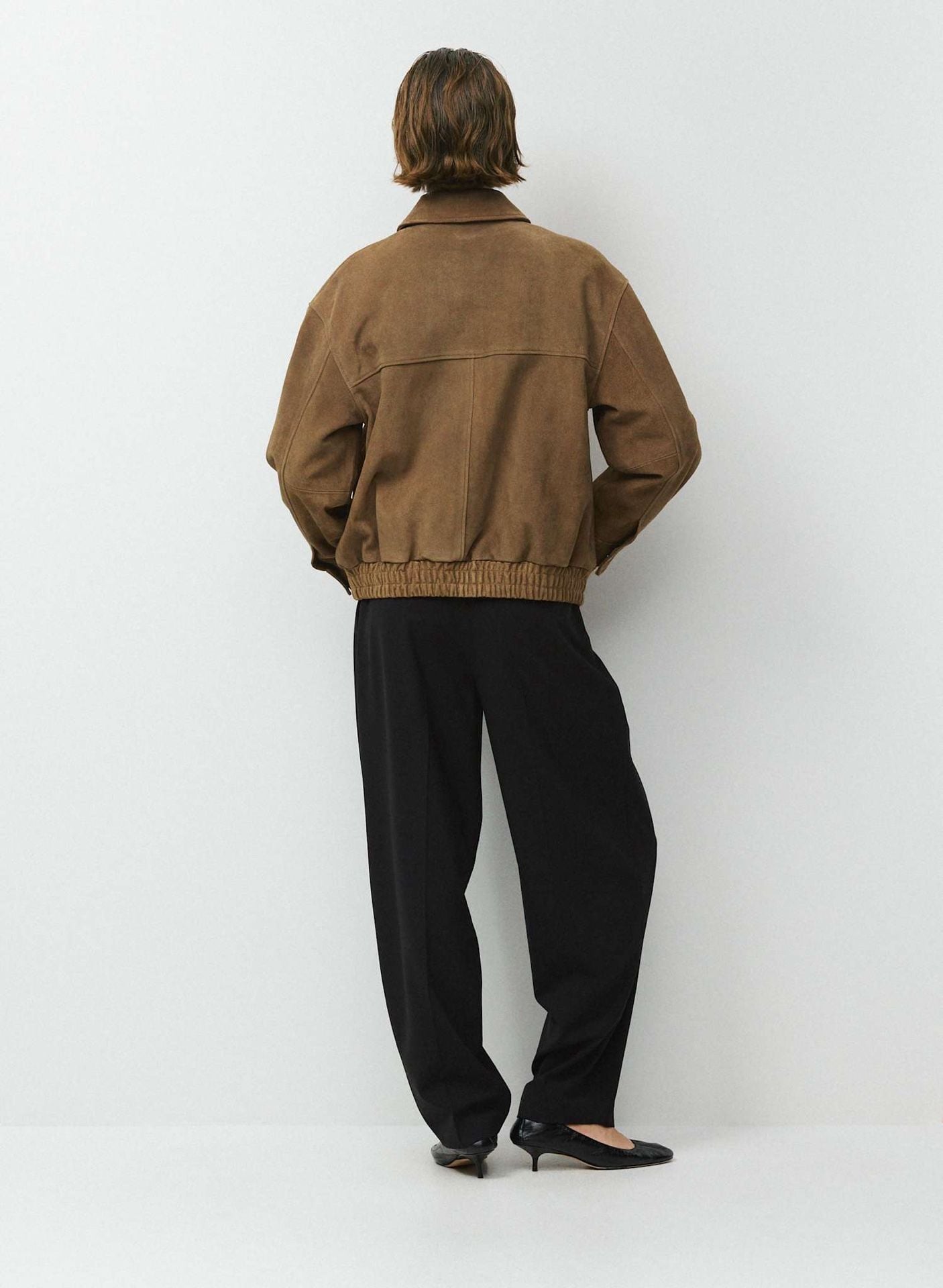 ARITIZA Jones Bomber - Suede Jacket Size Medium NWT 4