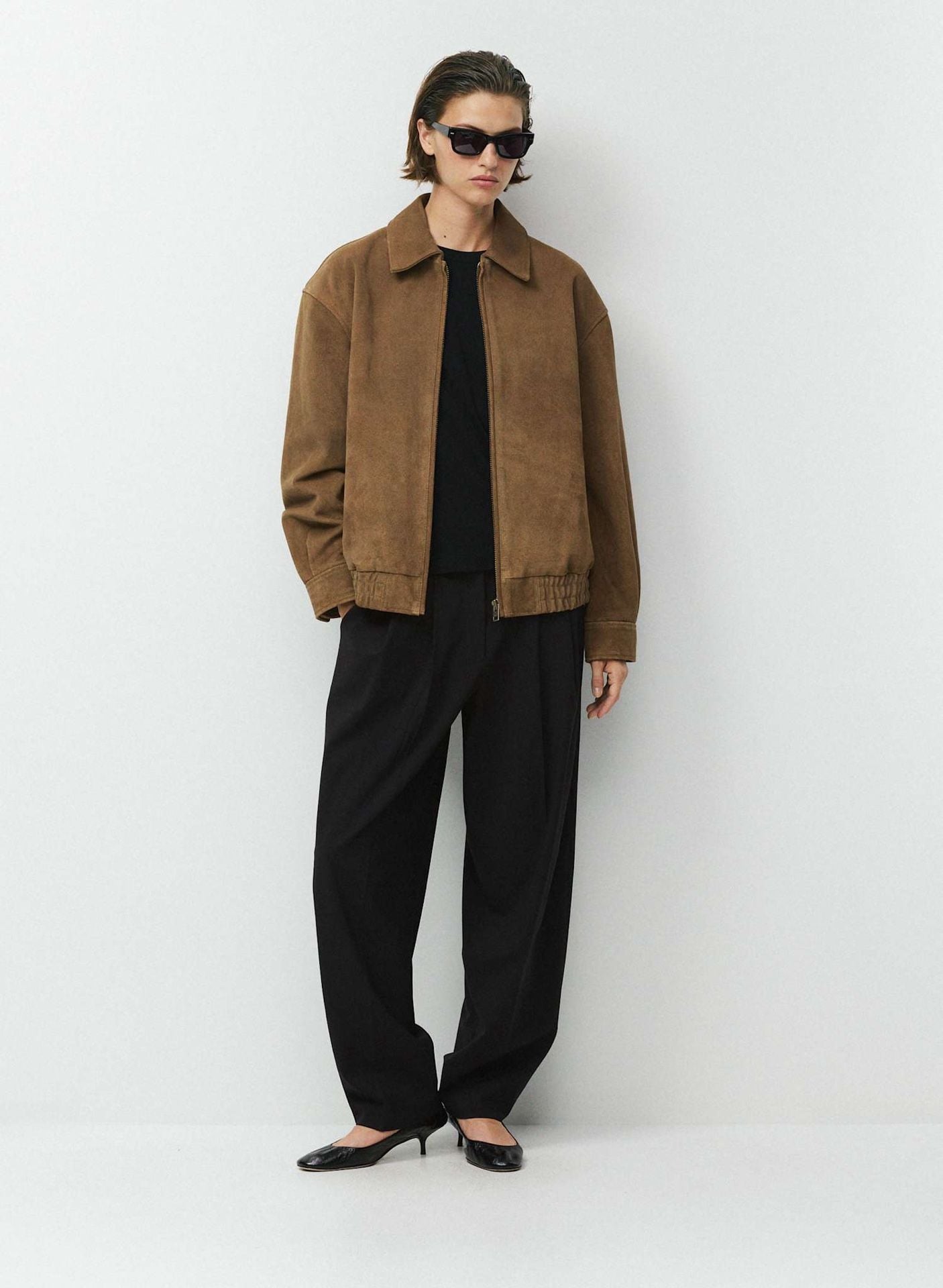 ARITIZA Jones Bomber - Suede Jacket Size Medium NWT 7