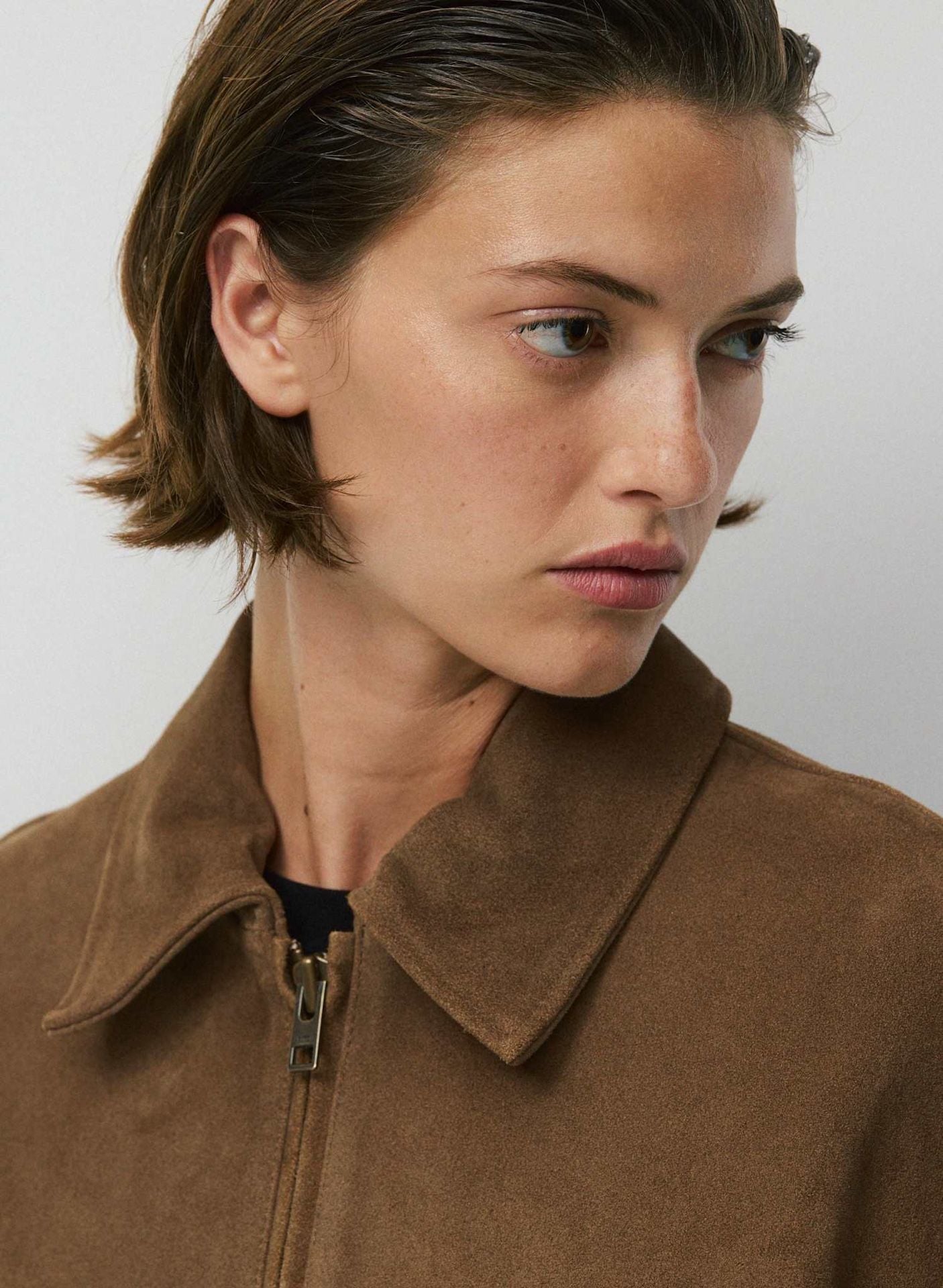 ARITIZA Jones Bomber - Suede Jacket Size Medium NWT 11