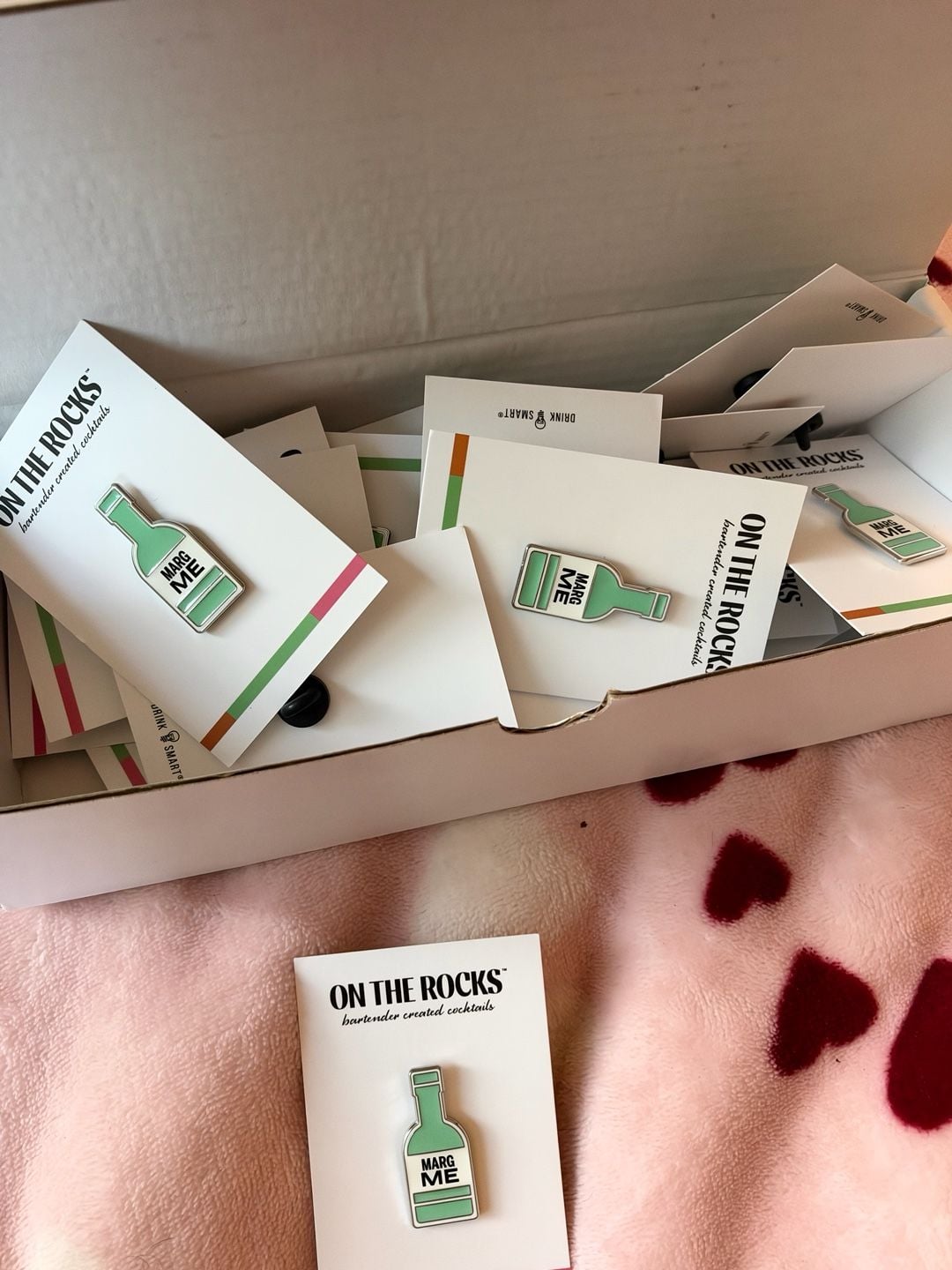 20 pk On The Rocks Marg Me Enamel Pin Cocktail Lapel Pin 2