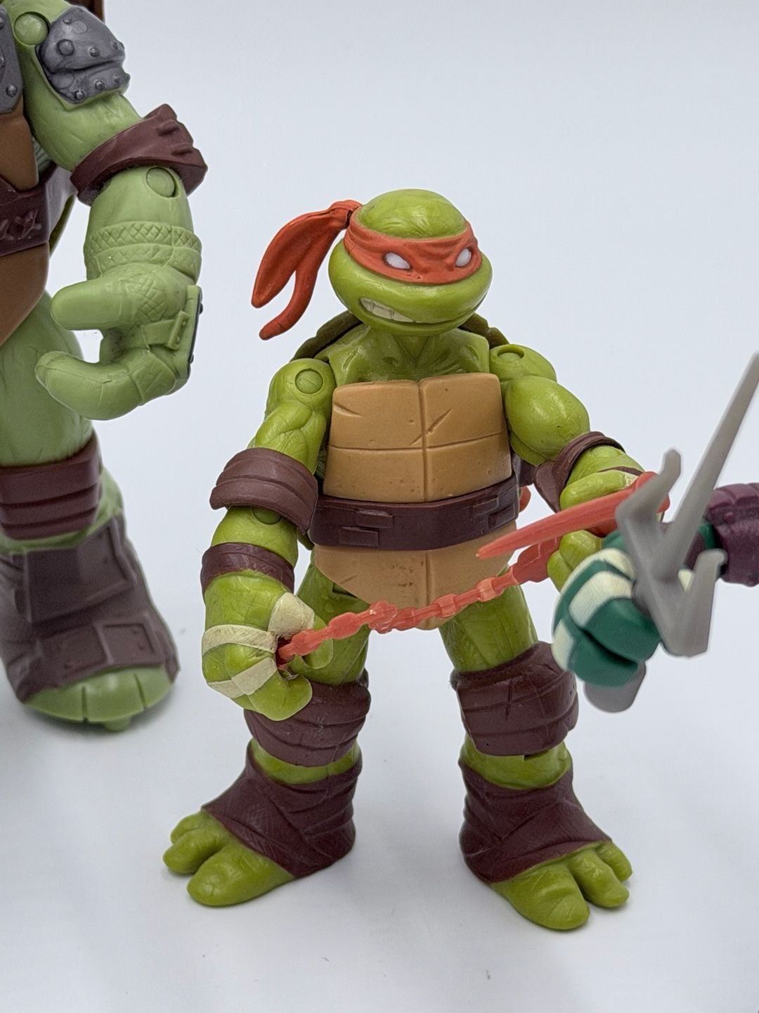 TMNT Action Figure Lot of 5 - 2012 Flingers Mikey & Donatello, Raph, 2007 McDonald's Leo 4