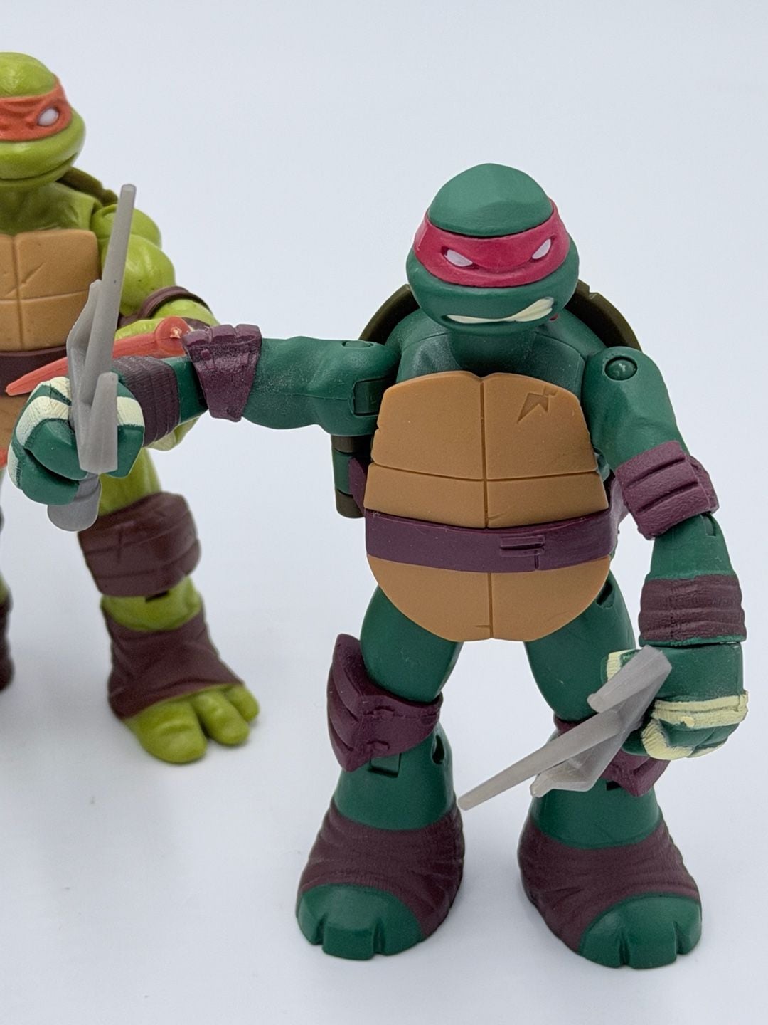 TMNT Action Figure Lot of 5 - 2012 Flingers Mikey & Donatello, Raph, 2007 McDonald's Leo 5