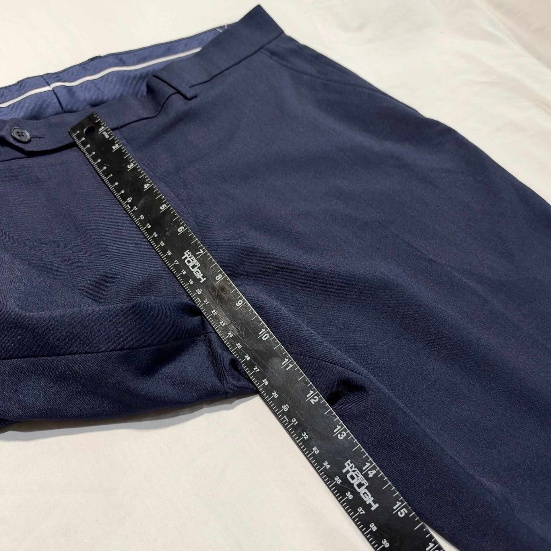 Tommy Hilfiger Dress Pants 38x30 Blue Polyester Spandex 4