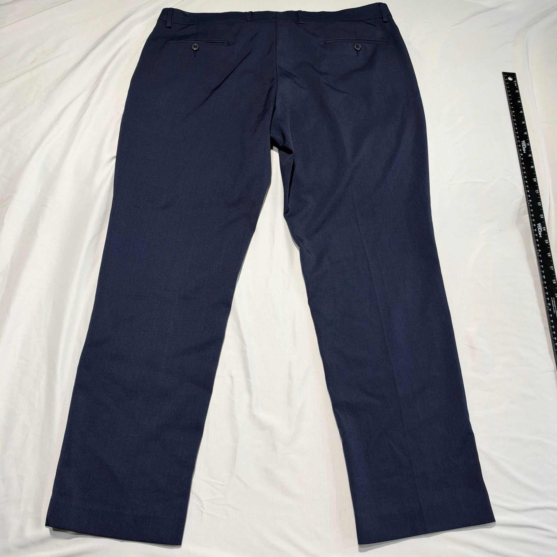 Tommy Hilfiger Dress Pants 38x30 Blue Polyester Spandex 6