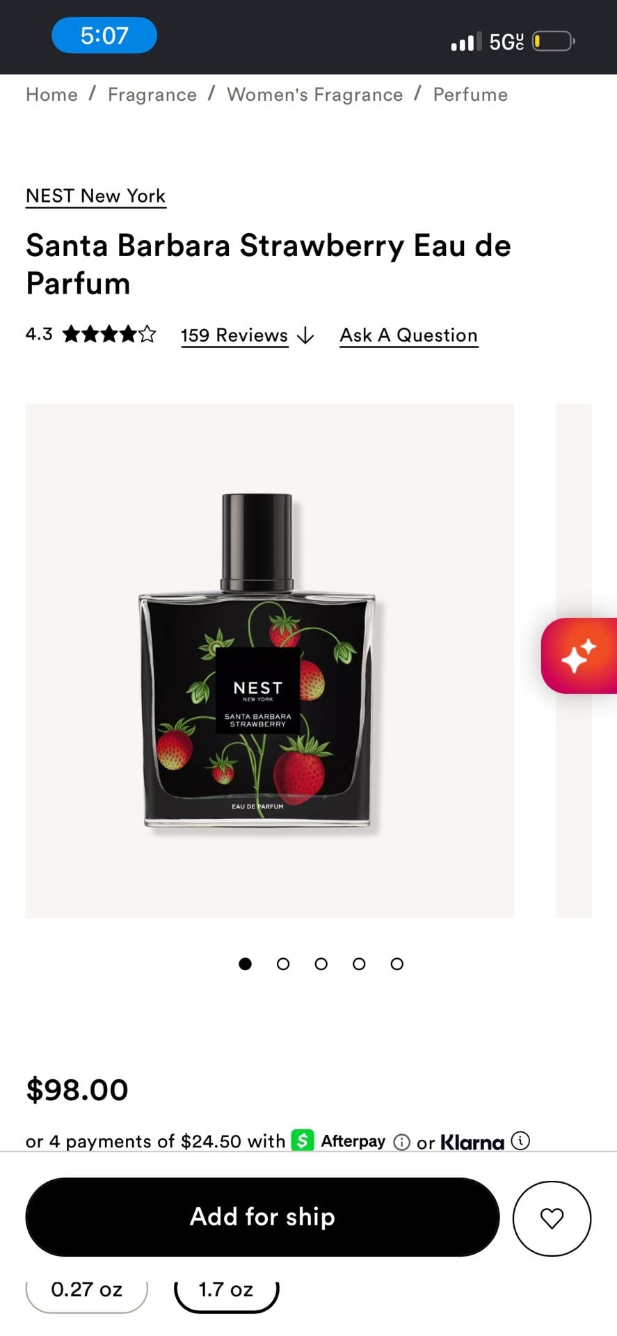 Nest New York Santa Barbara Strawberry Eau de Parfum 1.7 oz 3