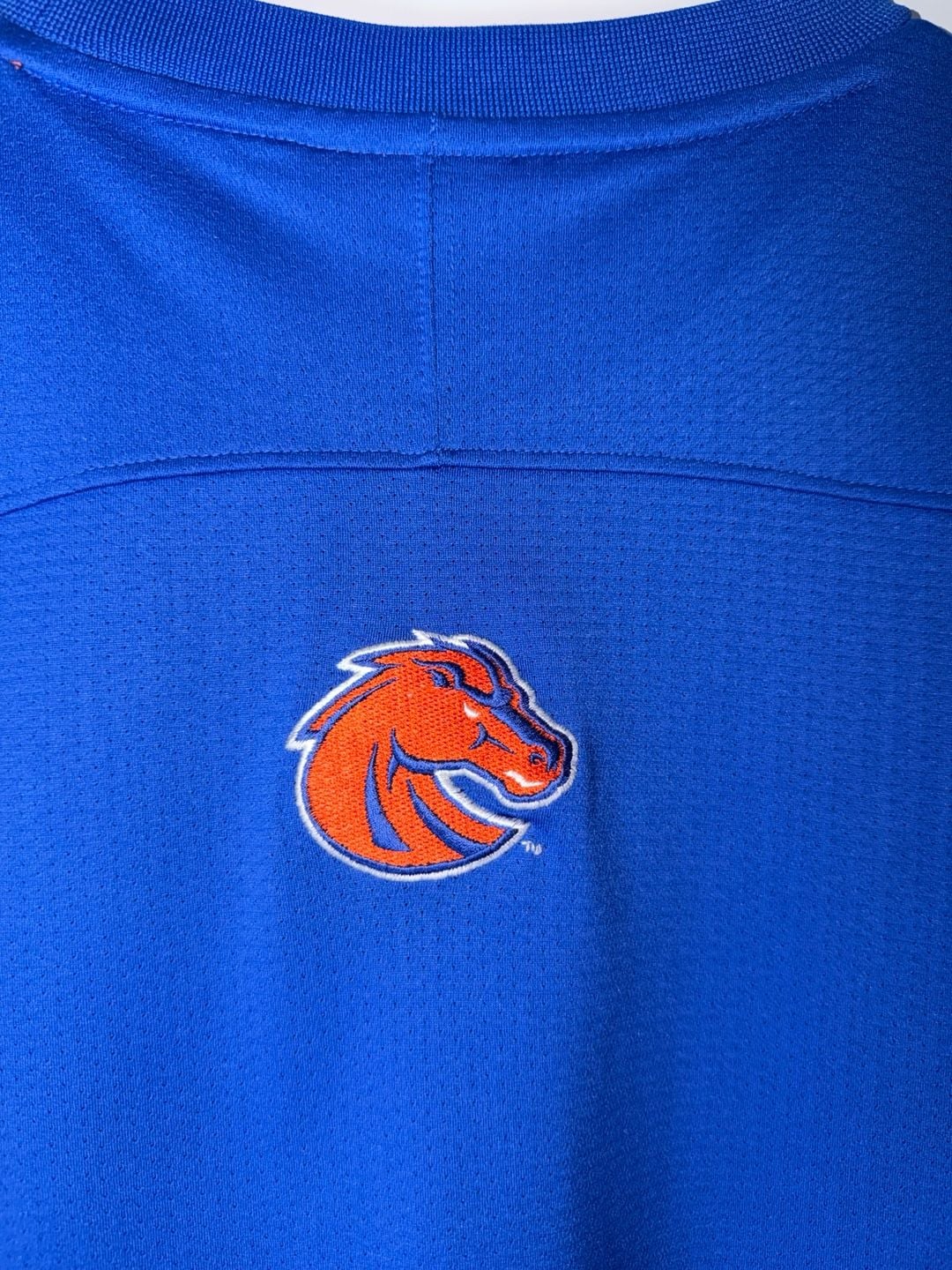Nike Boise State University Dri Fit T-Shirt Size M Blue Orange 10
