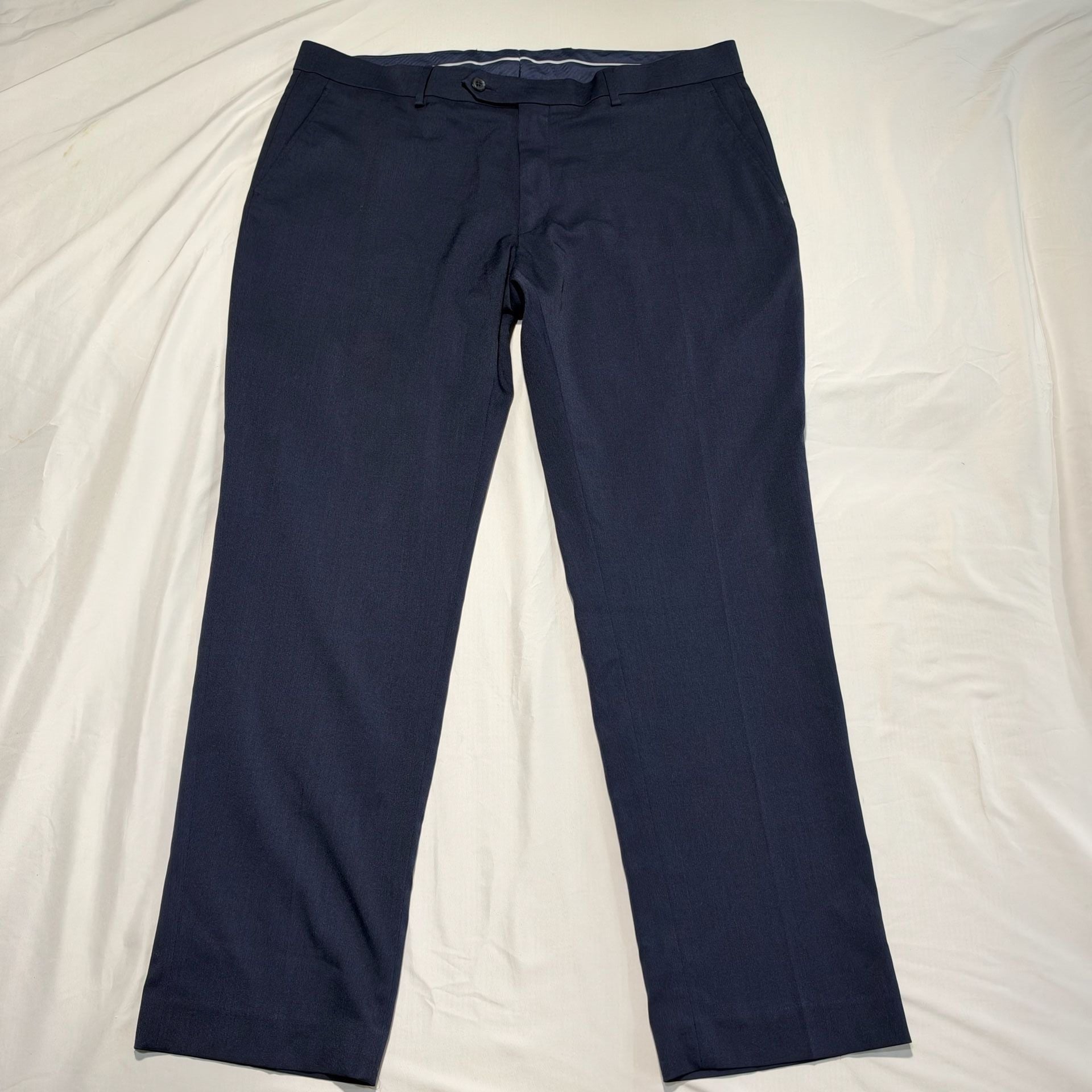 Tommy Hilfiger Dress Pants 38x30 Blue Polyester Spandex 2