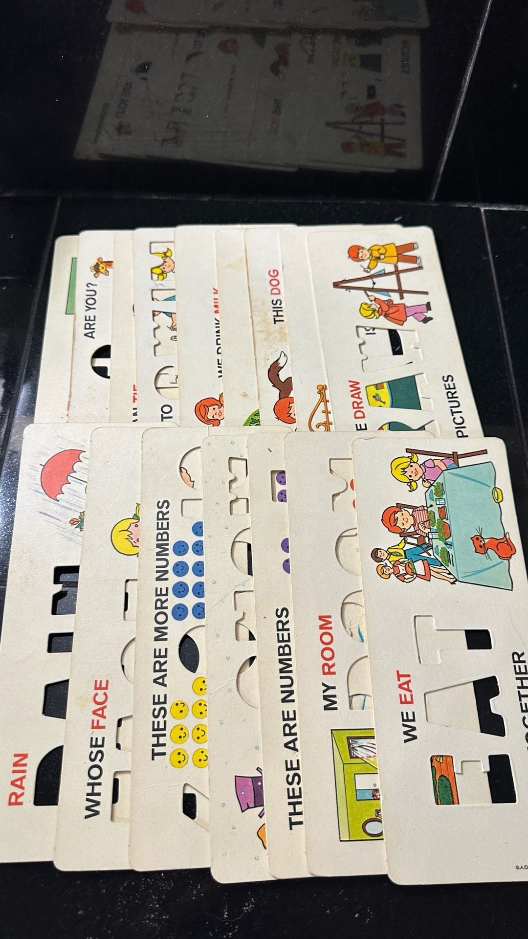 Complete Fisher-Price Vintage School Toy With Magnetic Letters #s And Cards 4