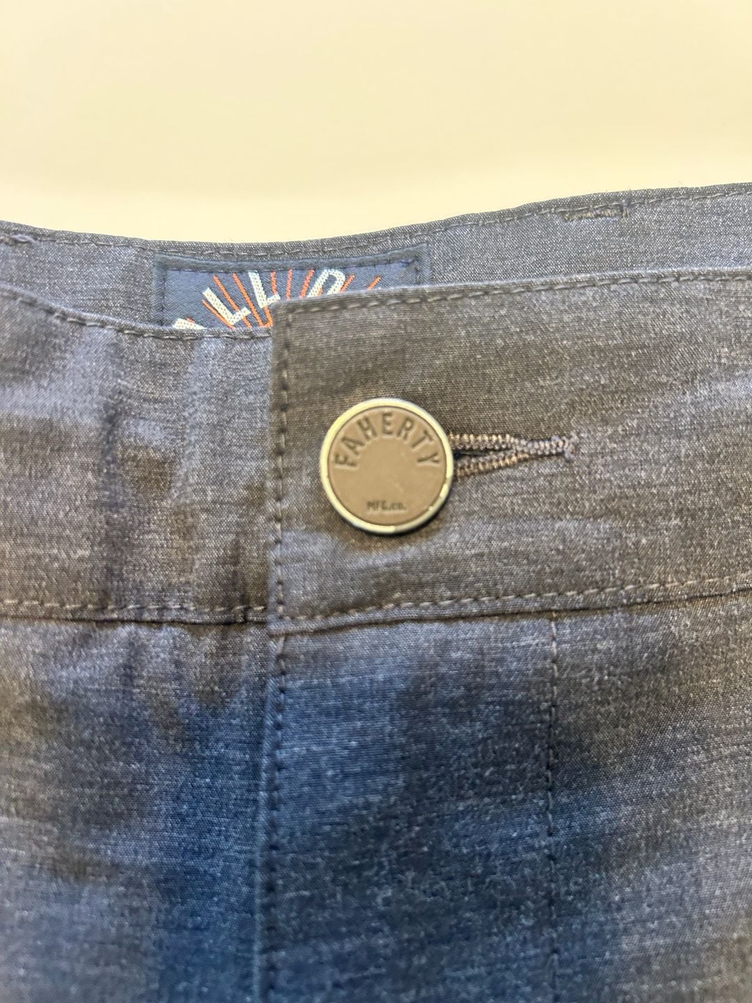 Faherty All Day Shorts Size 34 Charcoal Gray Performance 3