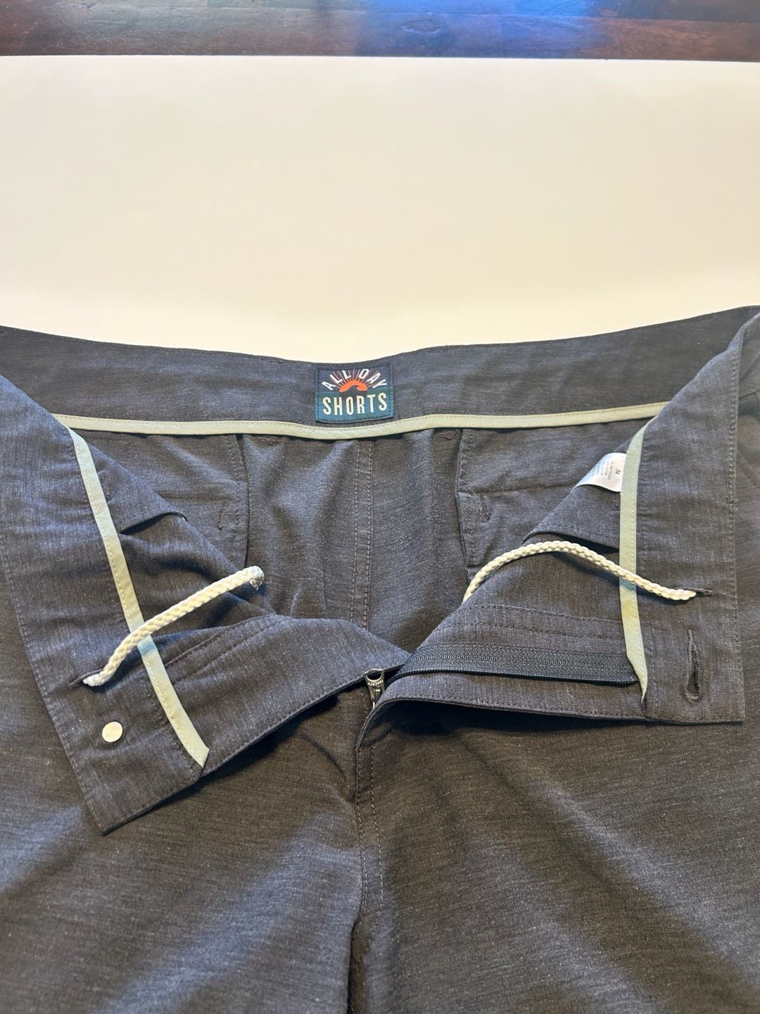 Faherty All Day Shorts Size 34 Charcoal Gray Performance 5