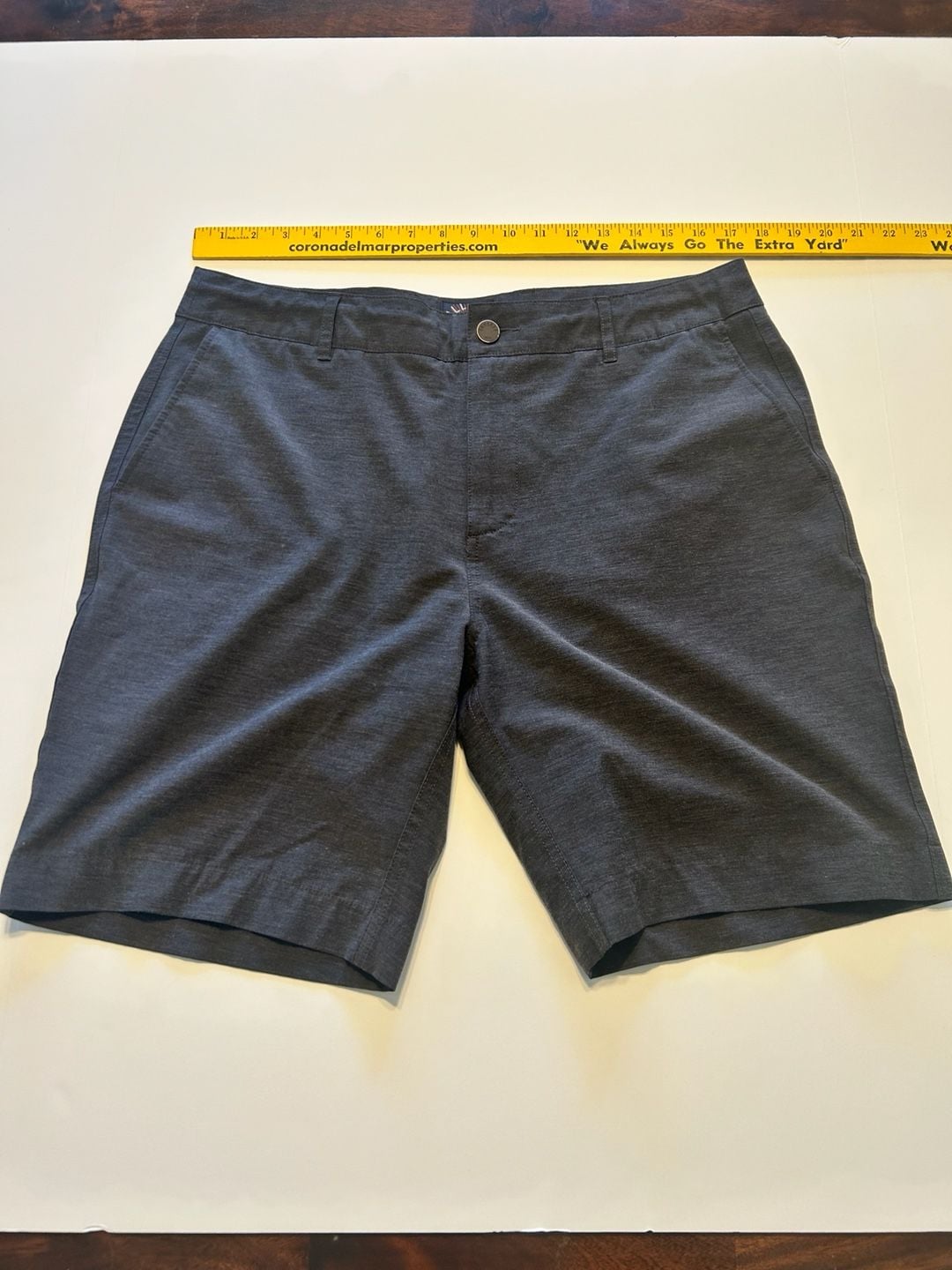 Faherty All Day Shorts Size 34 Charcoal Gray Performance 6