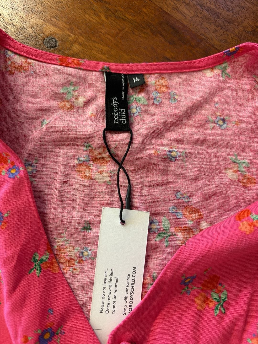 Nobody's Child Alexa ditsy print mini dress in pink 5
