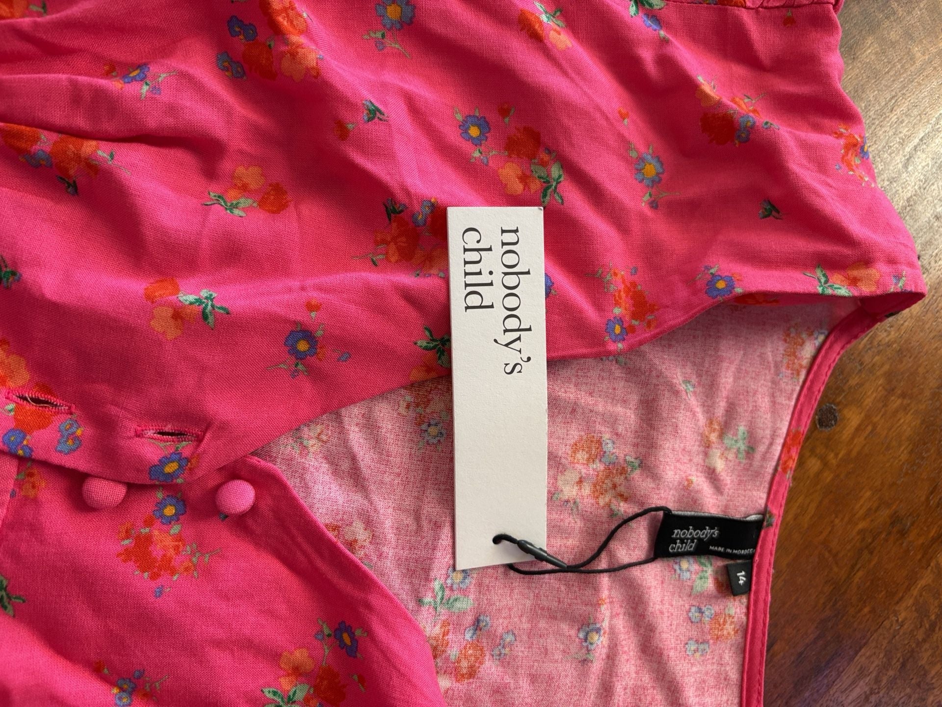 Nobody's Child Alexa ditsy print mini dress in pink 6