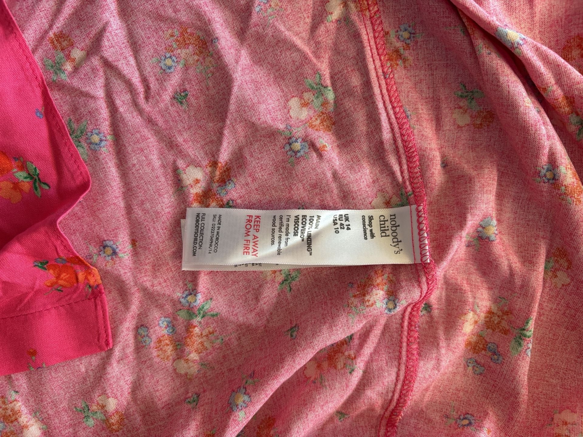 Nobody's Child Alexa ditsy print mini dress in pink 7
