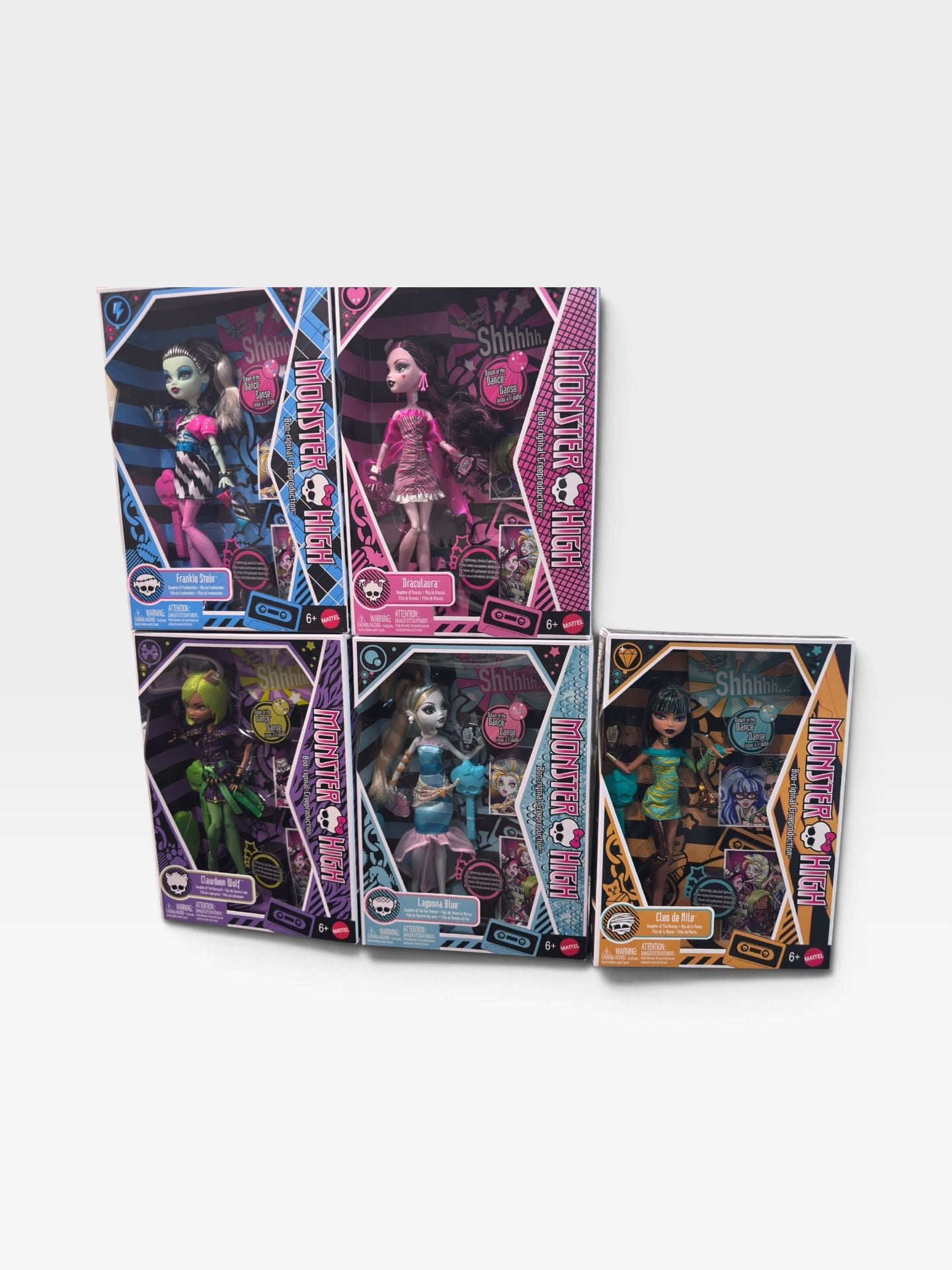 Monster High 2026 Dawn Of The Dance Complete Set of 5 1