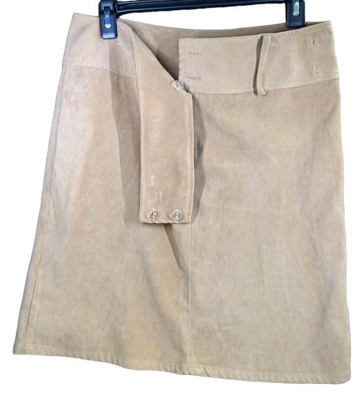 Rag Mini Skirt Brown Cotton Size 8 3