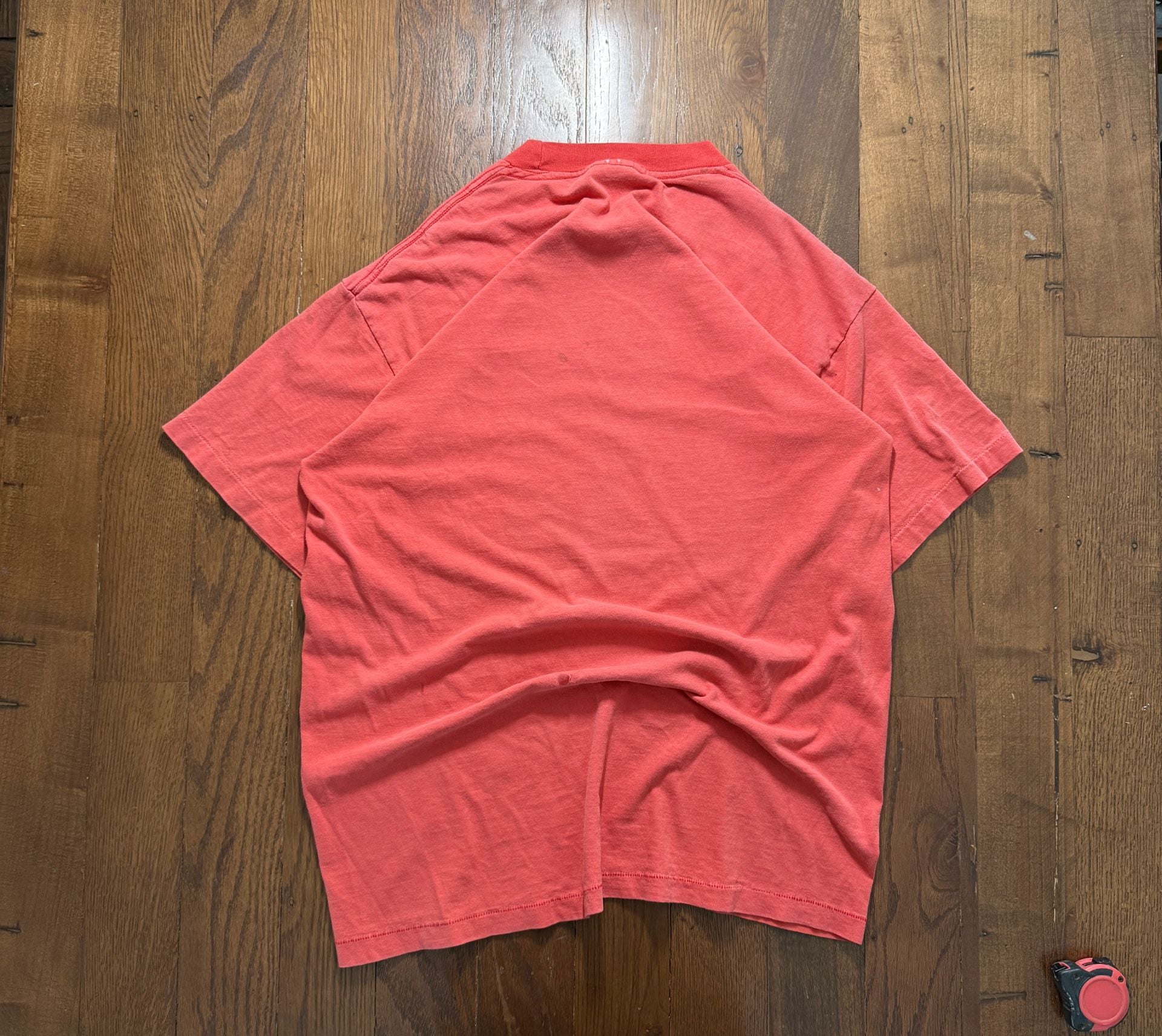 Vintage Nike Swoooooosh single stitch T-Shirt Size L Red Graphic Made In USA 5