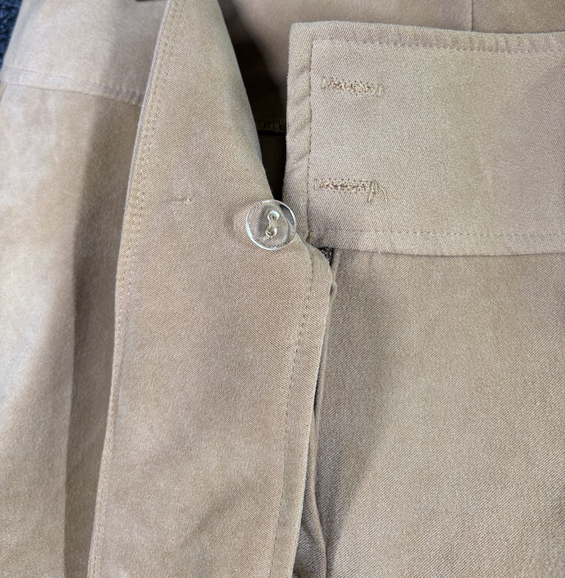Rag Mini Skirt Brown Cotton Size 8 5