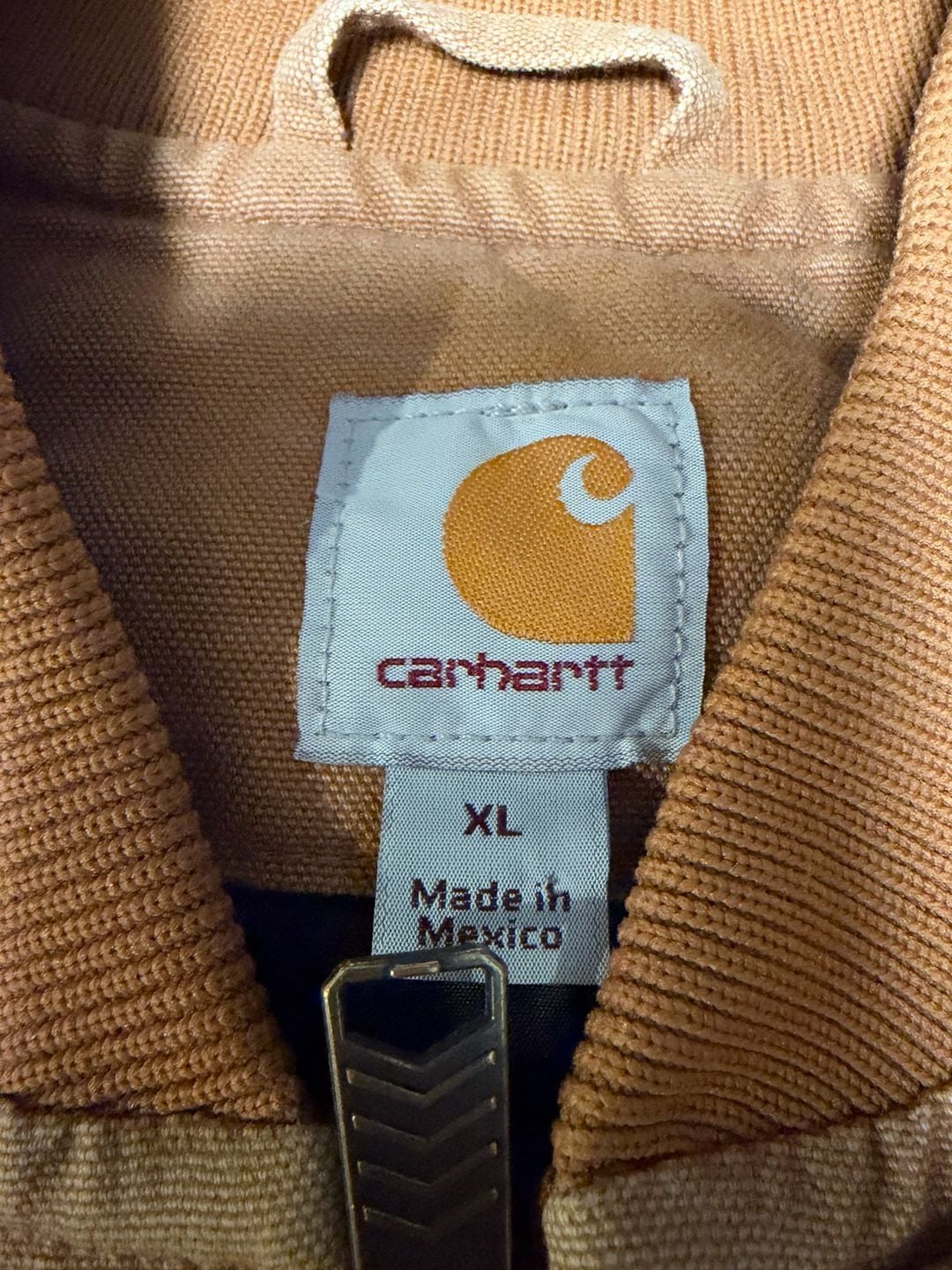 Carhartt Duck Quilted Flannel-Lined Vest XL Brown Carhartt Brown 3