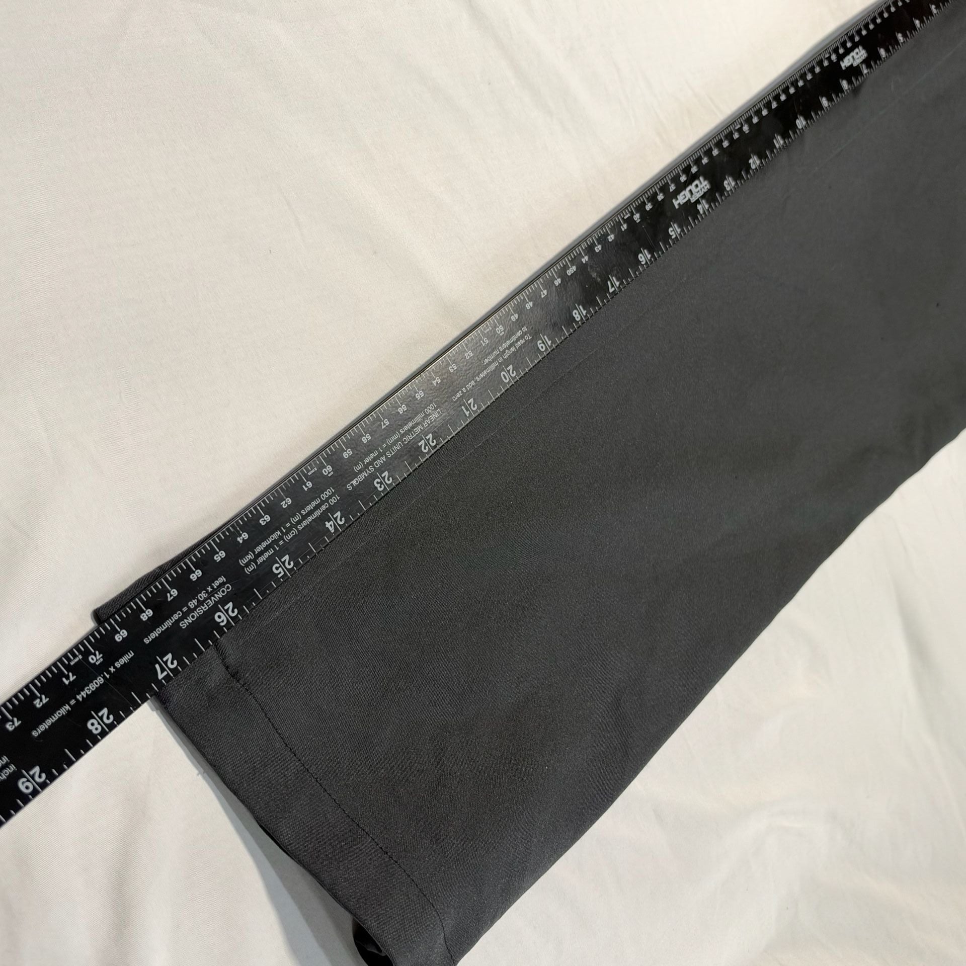 oobe Dress Pants Size 6x29 Charcoal Gray Polyester 7