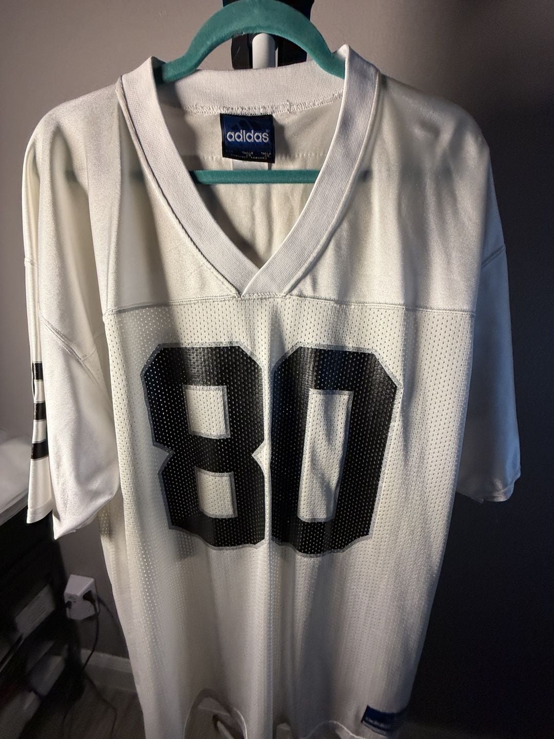 Adidas Football Jersey Size XL White 80 Number 7