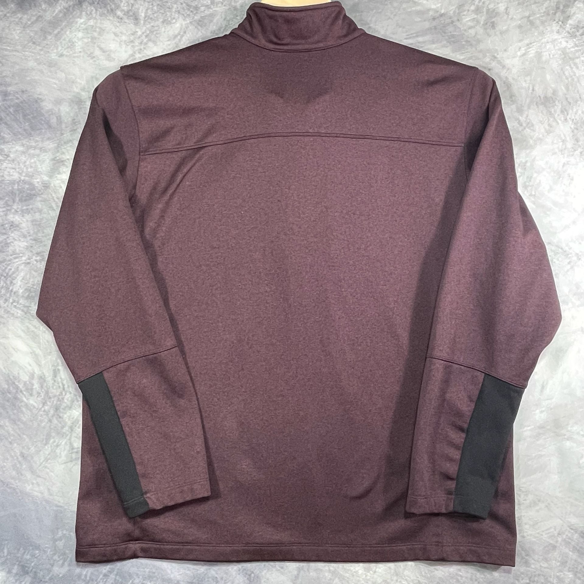 The North Face 1/4 Zip Pullover Size XXL Burgundy Fleece Jacket 8