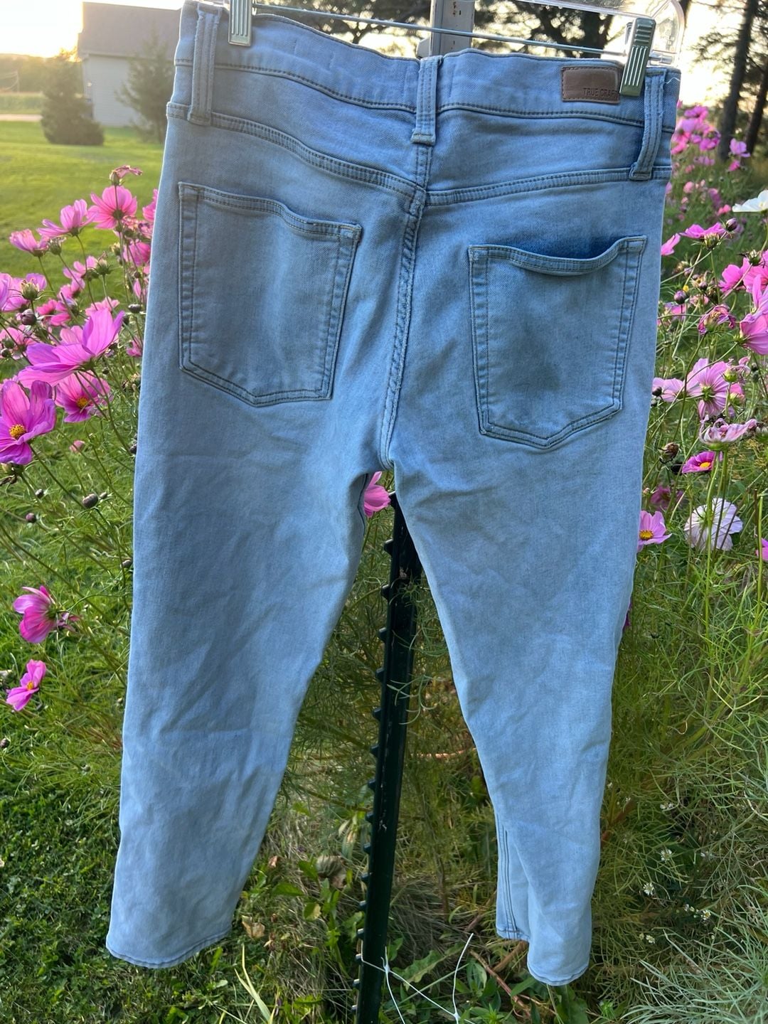 True Craft Slim Jeans 32x32 Light Wash Denim 5