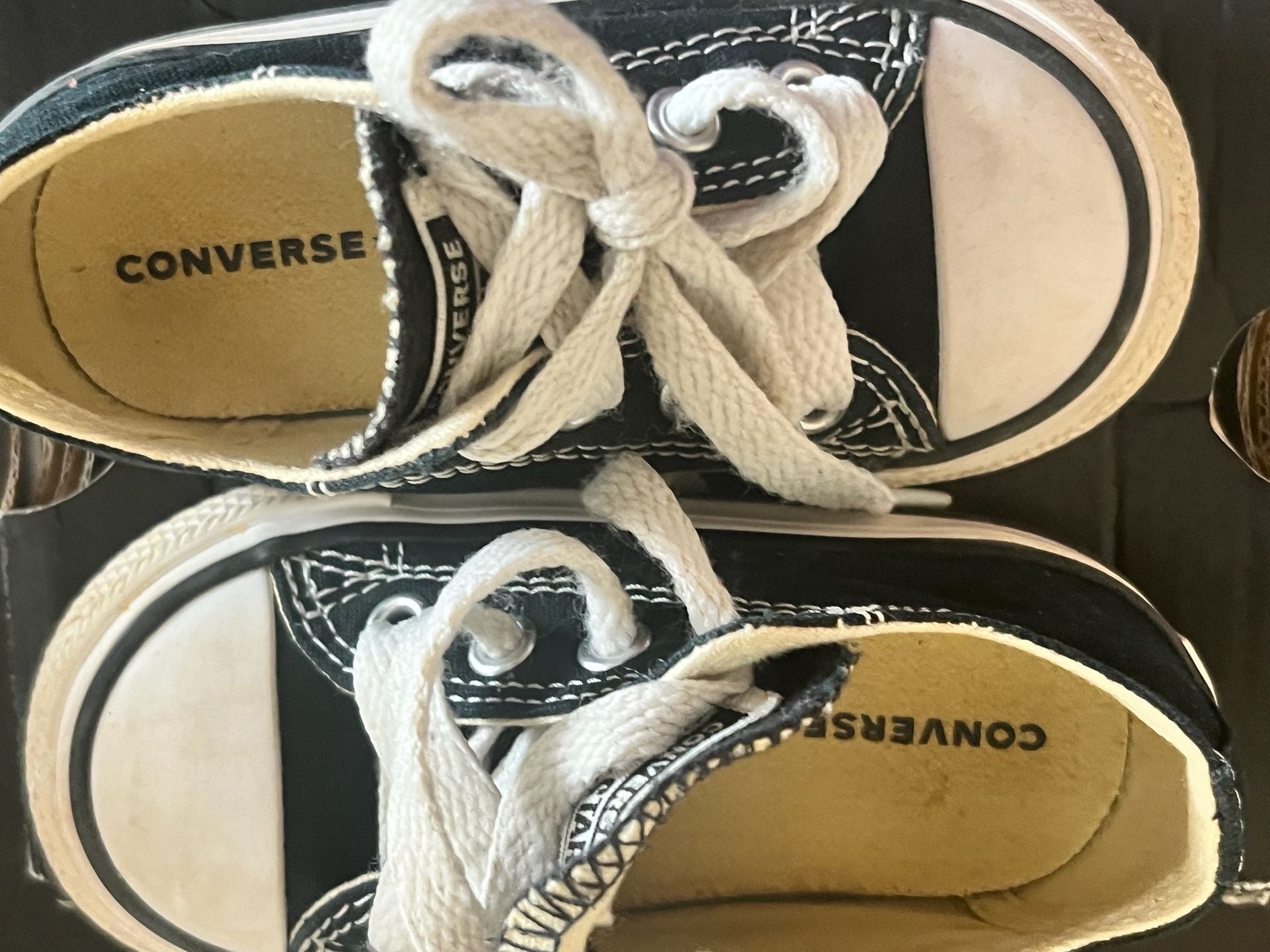 Converse All Star Low Sneakers Black Toddler 4