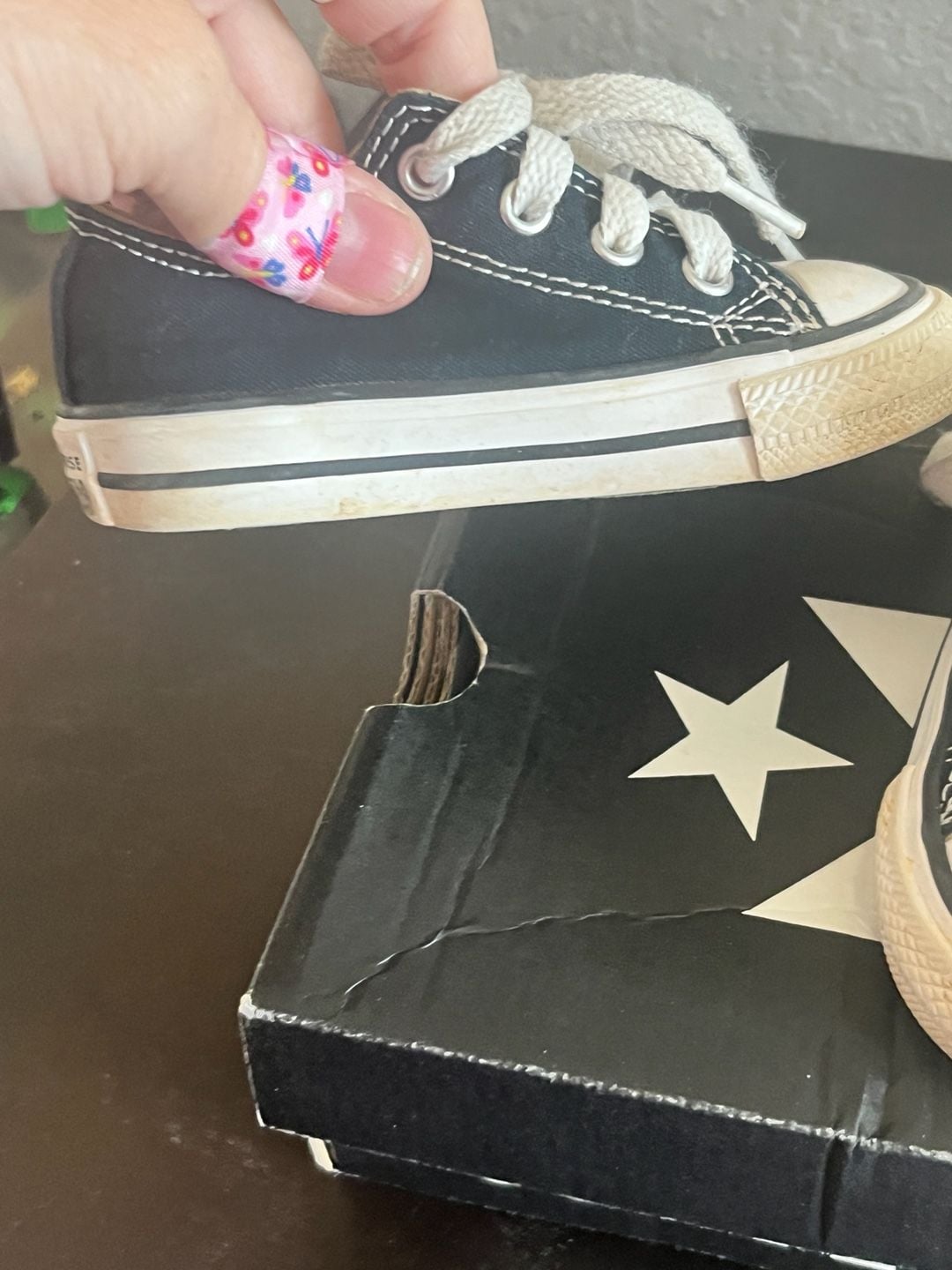 Converse All Star Low Sneakers Black Toddler 9