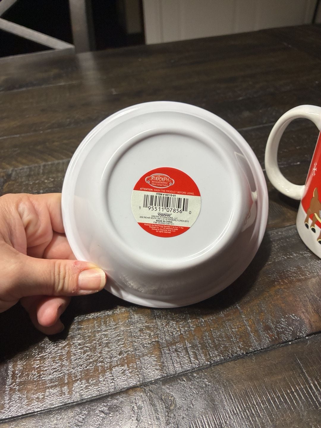 Dan Dee International Rudolph The Red Nosed Reindeer Mug And Bowl Set 7