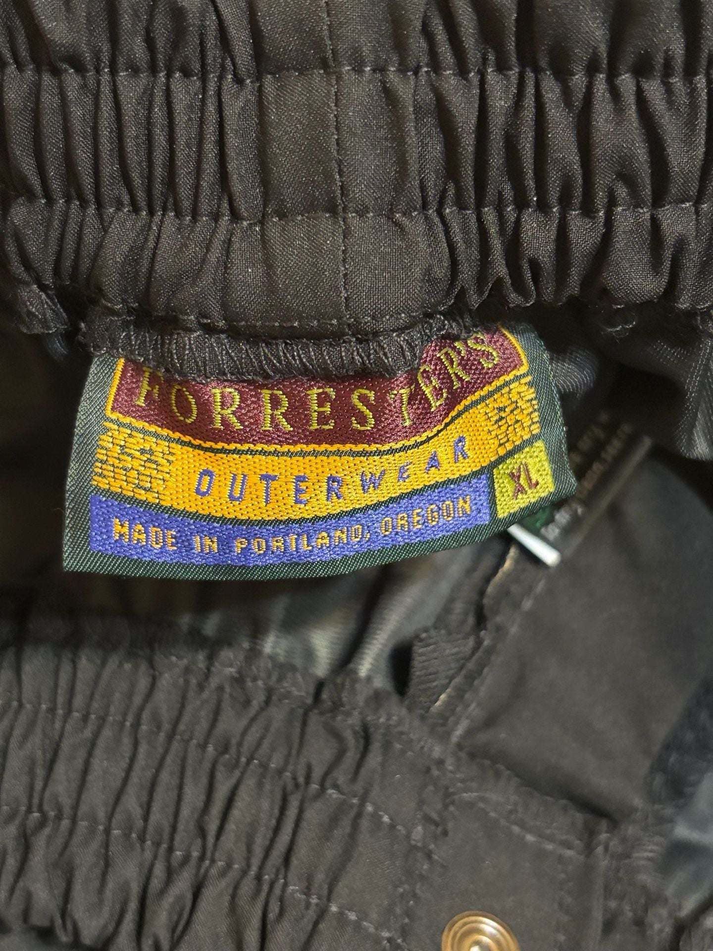 Forrester's Gore-Tex Rain Pants XL Black Made in USA 3