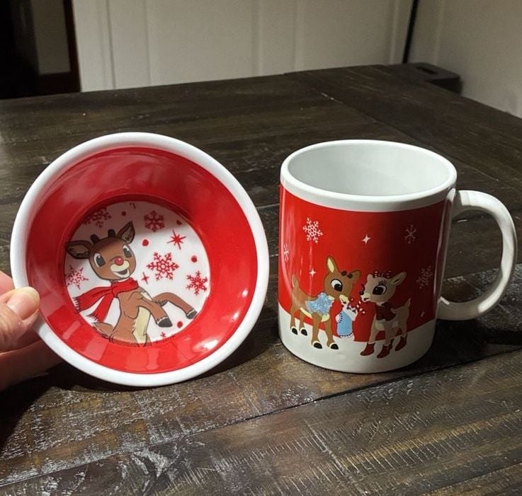 Dan Dee International Rudolph The Red Nosed Reindeer Mug And Bowl Set 1