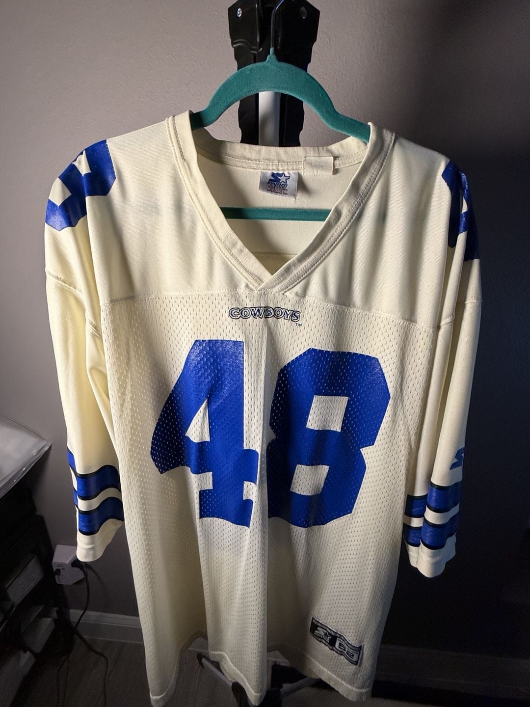 Starter Dallas Cowboys Johnston 48 Jersey Size 52 XL Vintage 7