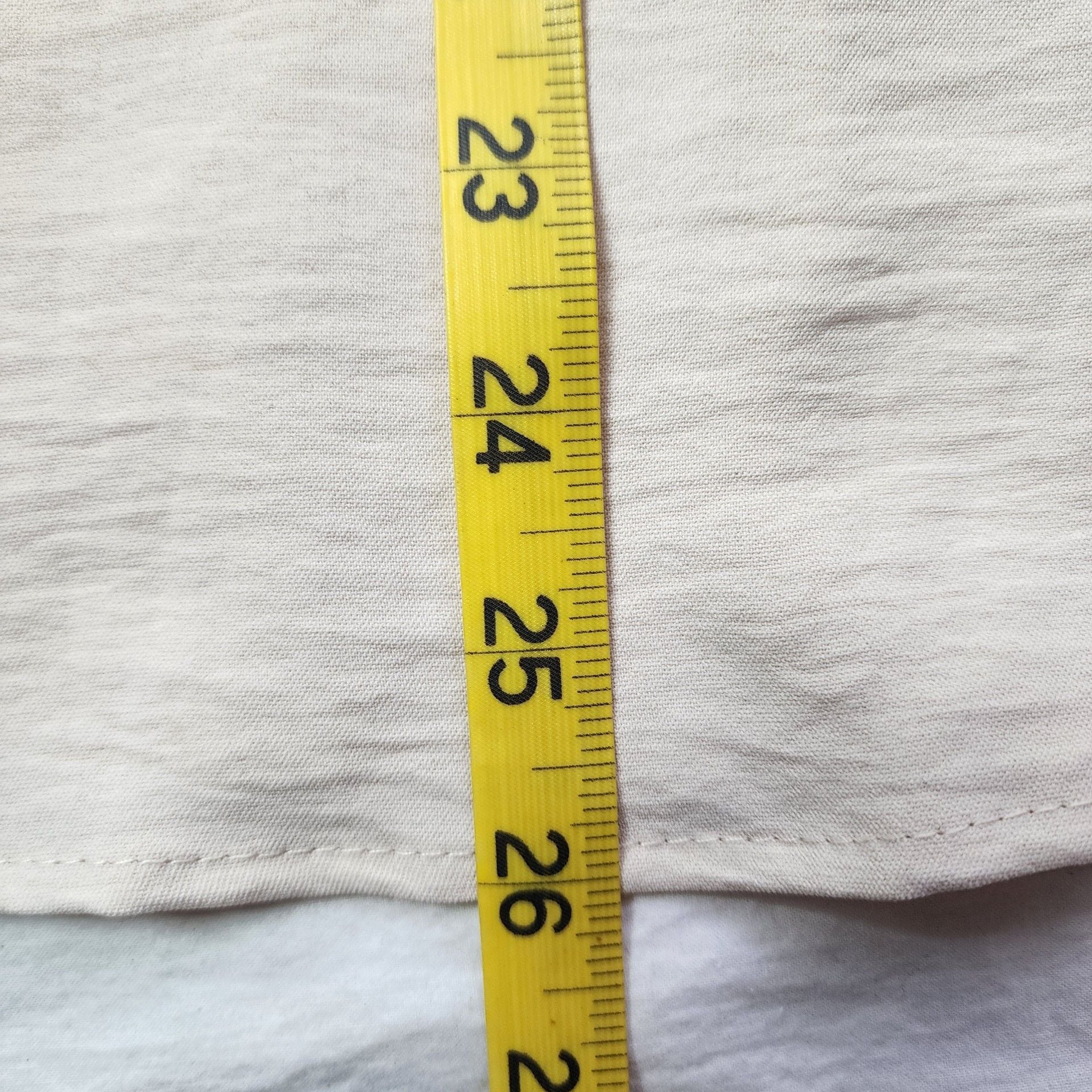 Entro V-Neck Short Sleeve Top Cream 2XL 8
