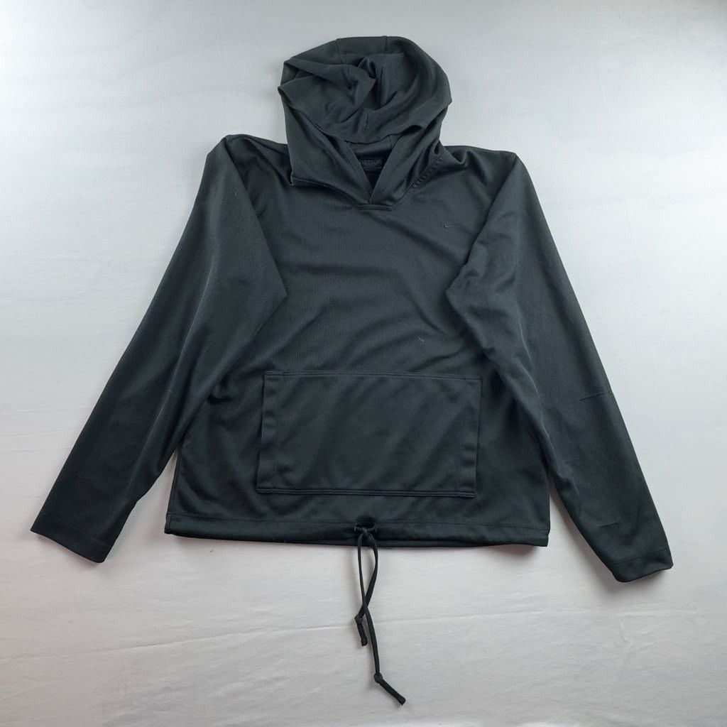Nike Dri-FIT Hoodie Size M (8-10) Black Athletic Pullover 2