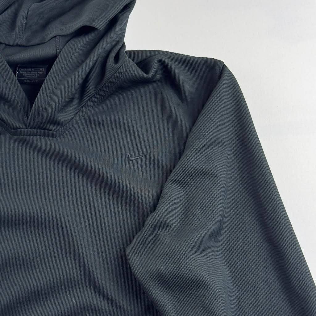Nike Dri-FIT Hoodie Size M (8-10) Black Athletic Pullover 3