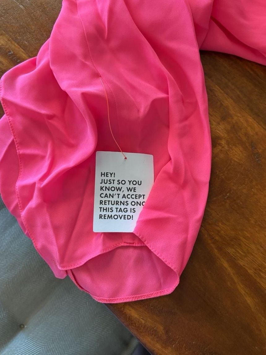 ASOS DESIGN pink deep V ruched dress 6