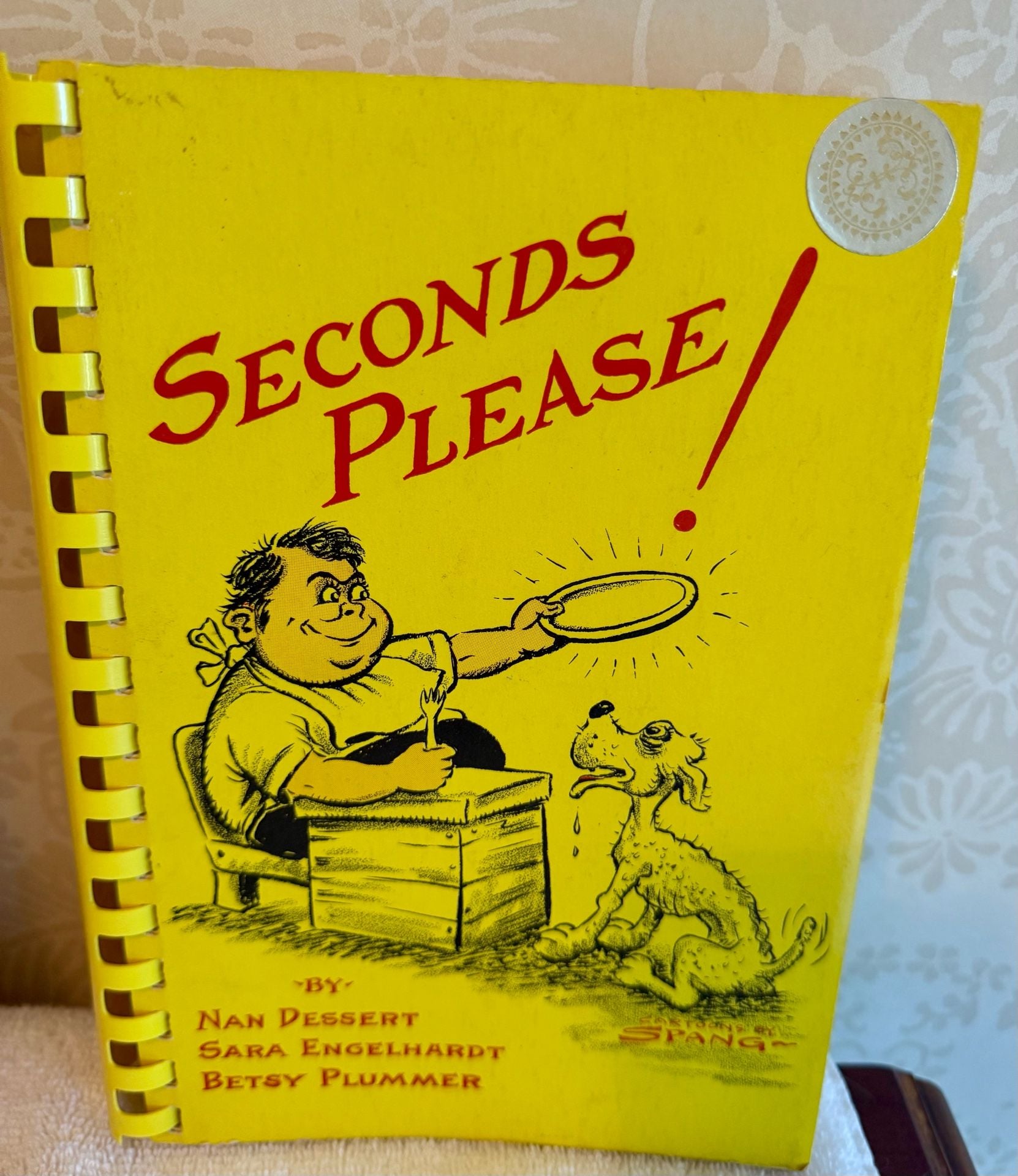 SIGNED Seconds Please Cookbook Nan Dessert Sara Engelhardt Betsy Plummer 1979 1
