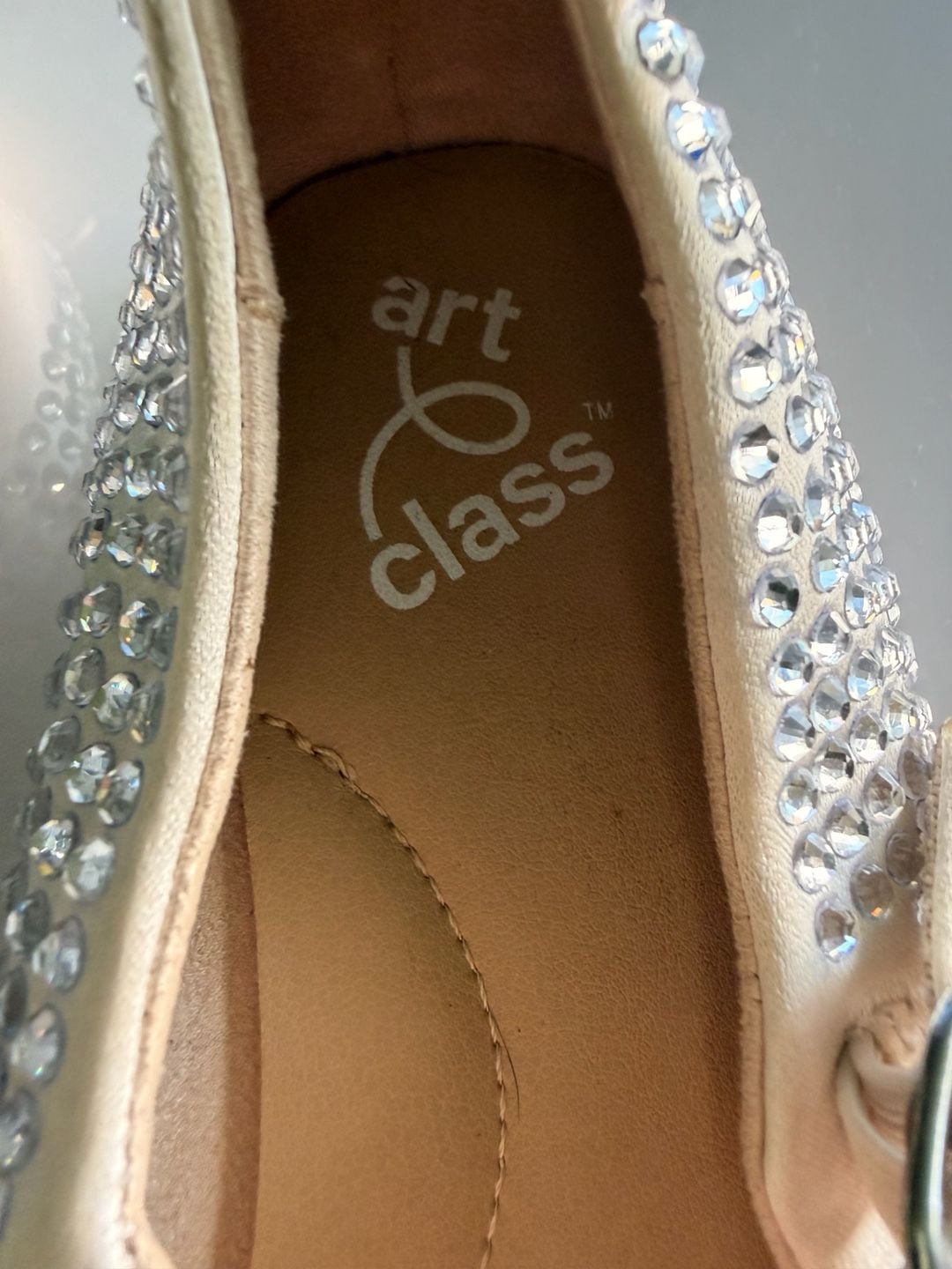 Art Class Rhinestone Mary Jane Flats Size 13 3