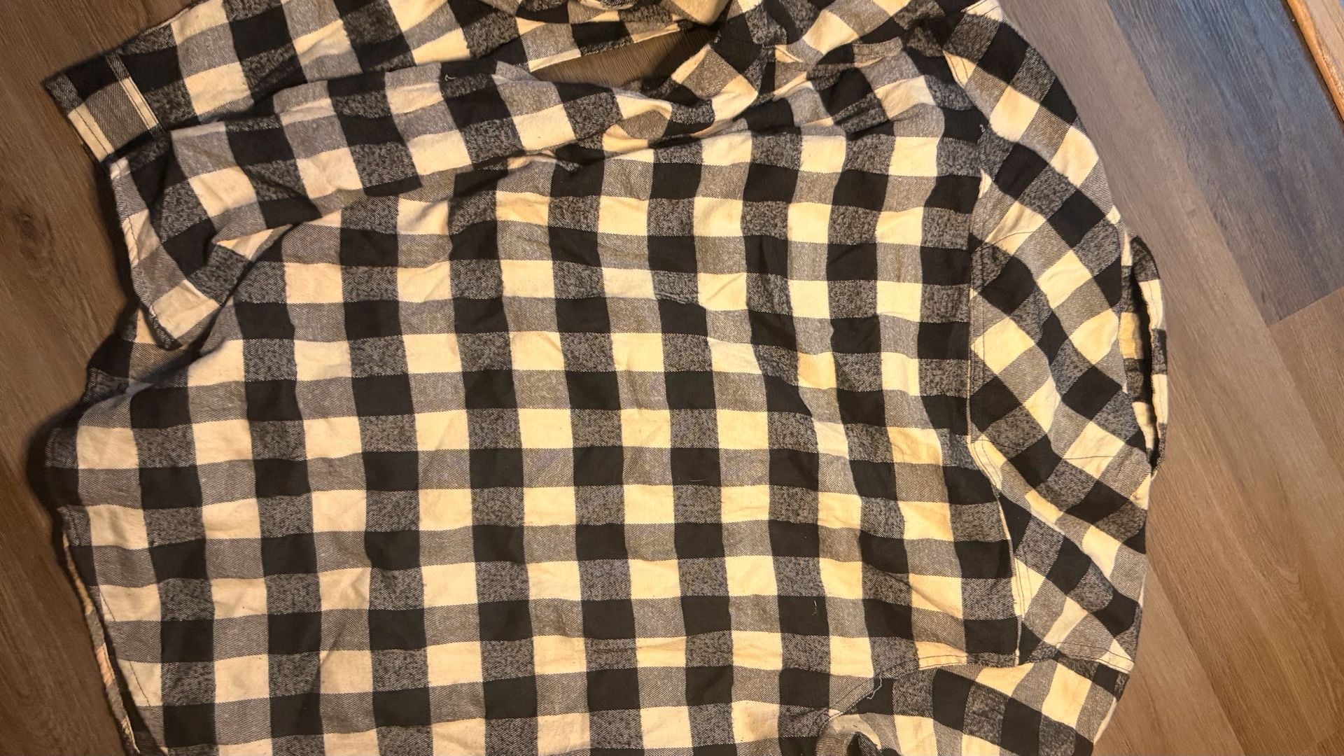 BoohooMAN Buffalo Plaid Flannel Button-Down Shirt Yellow Black 8