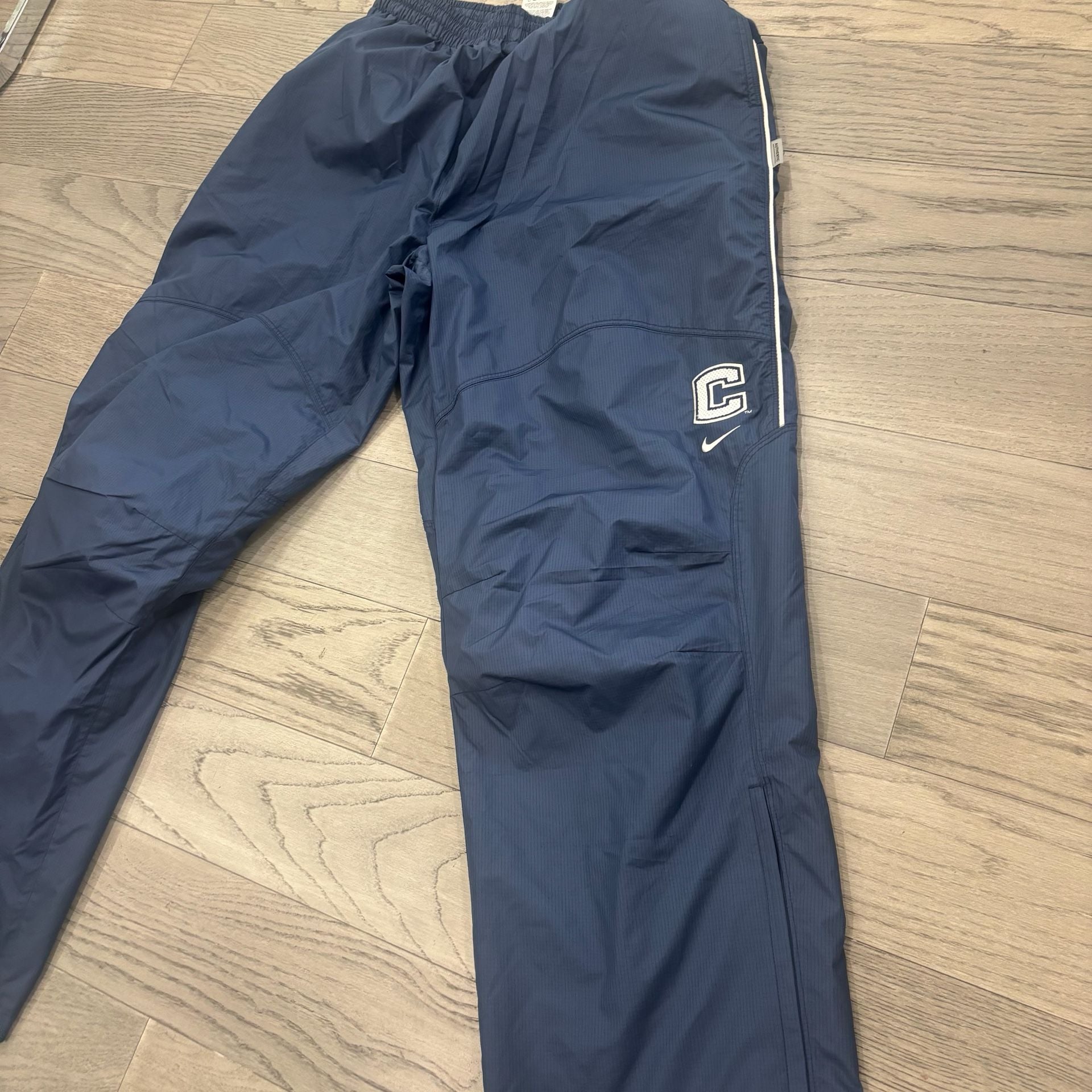 Nike UConn Storm-Fit Pants Size XL Blue Windbreaker Athletic Track 3