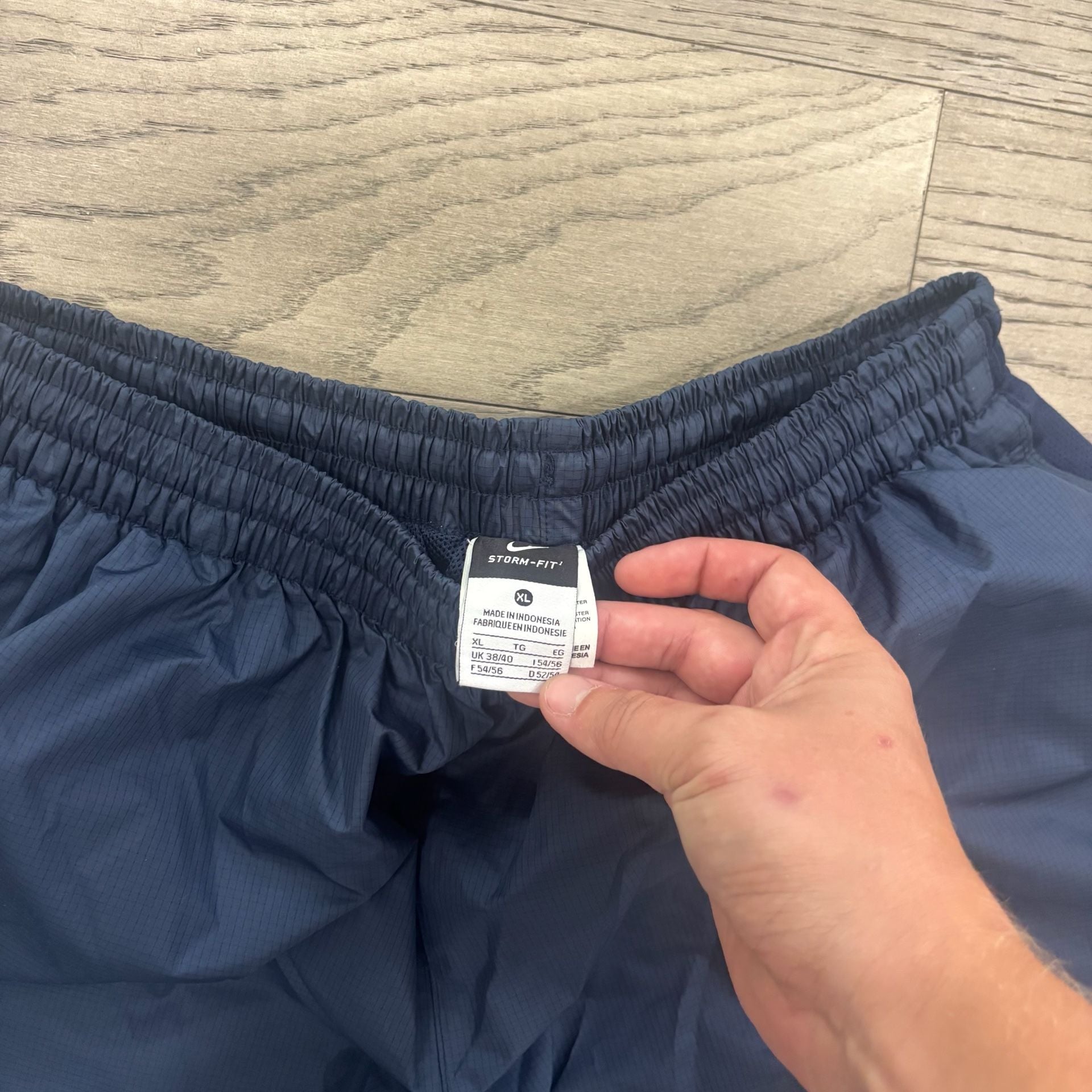 Nike UConn Storm-Fit Pants Size XL Blue Windbreaker Athletic Track 4