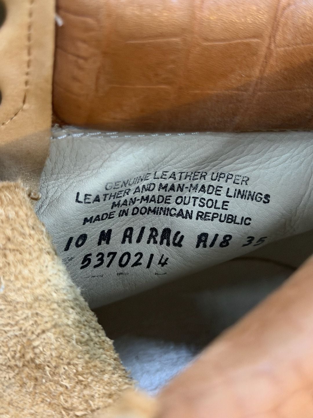 Timberland 6-Inch Premium Boots Size 10 M Wheat Leather 6