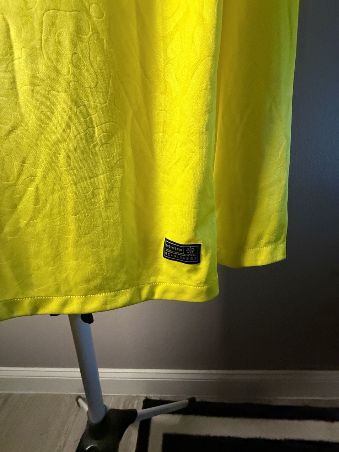 Nike Neymar Jr Brazil Home Long Sleeve Jersey Size 2XL Yellow 6