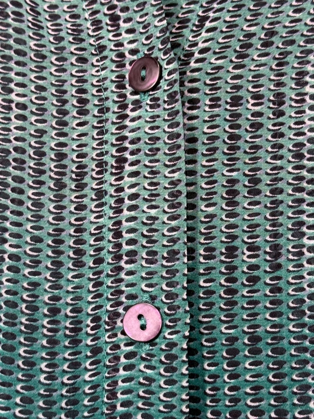 NIC+ZOE Ombre Button Down Shirt Size L 6