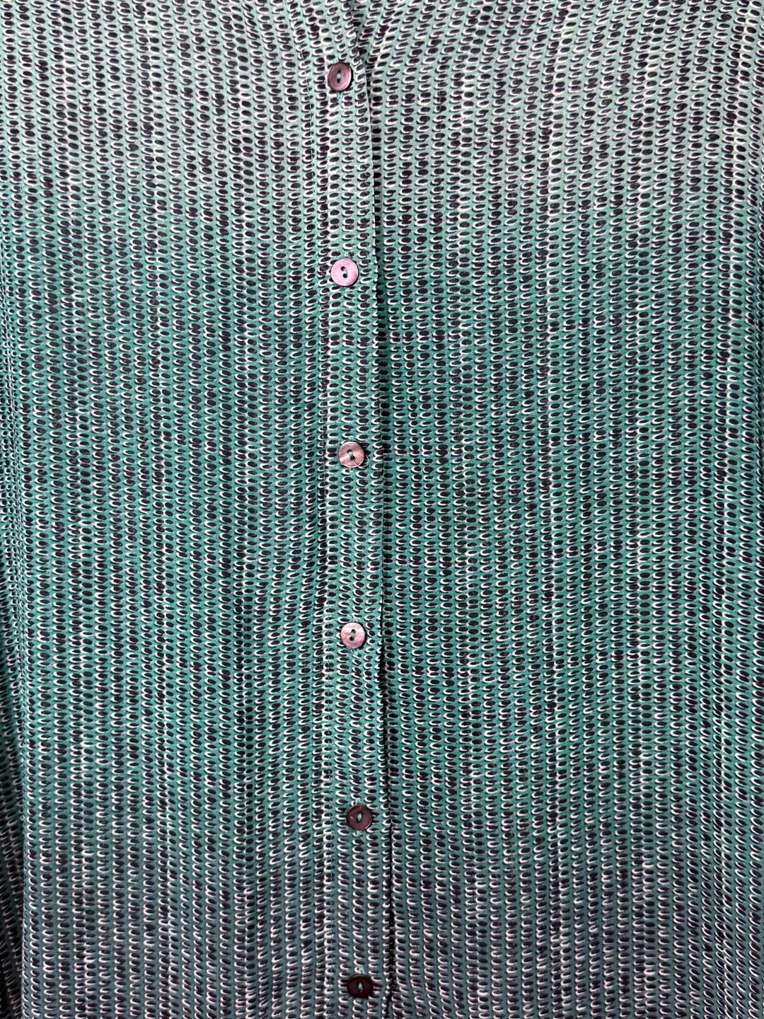 NIC+ZOE Ombre Button Down Shirt Size L 7