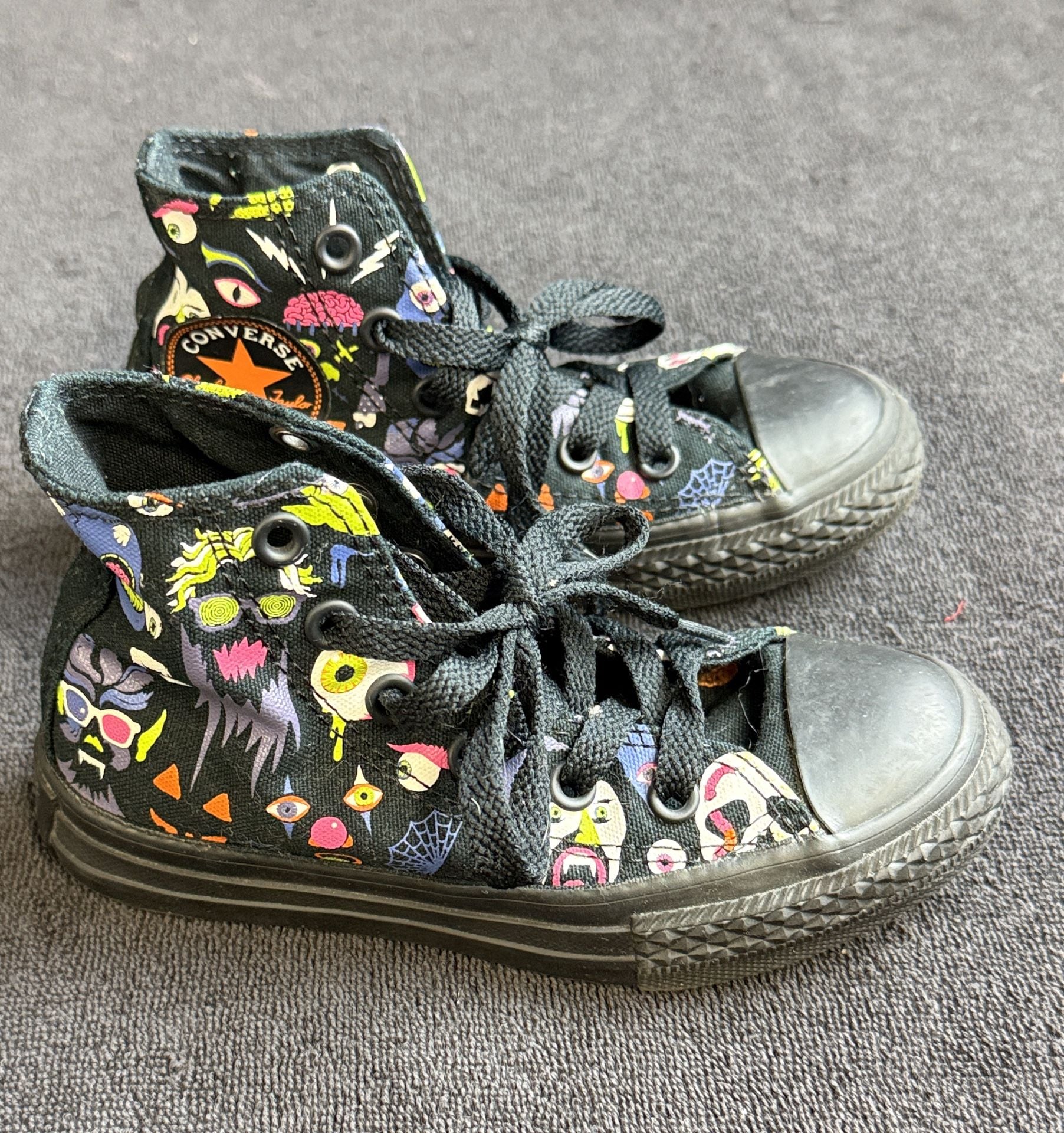 Converse Chuck Taylor All Star Size 10.5 Halloween Monsters Black 1