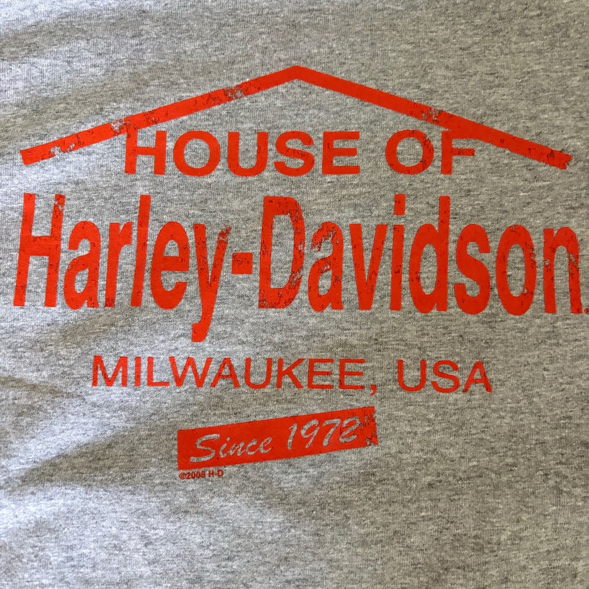 Harley-Davidson 105th Anniversary T-Shirt Size XL Gray House of Harley 6
