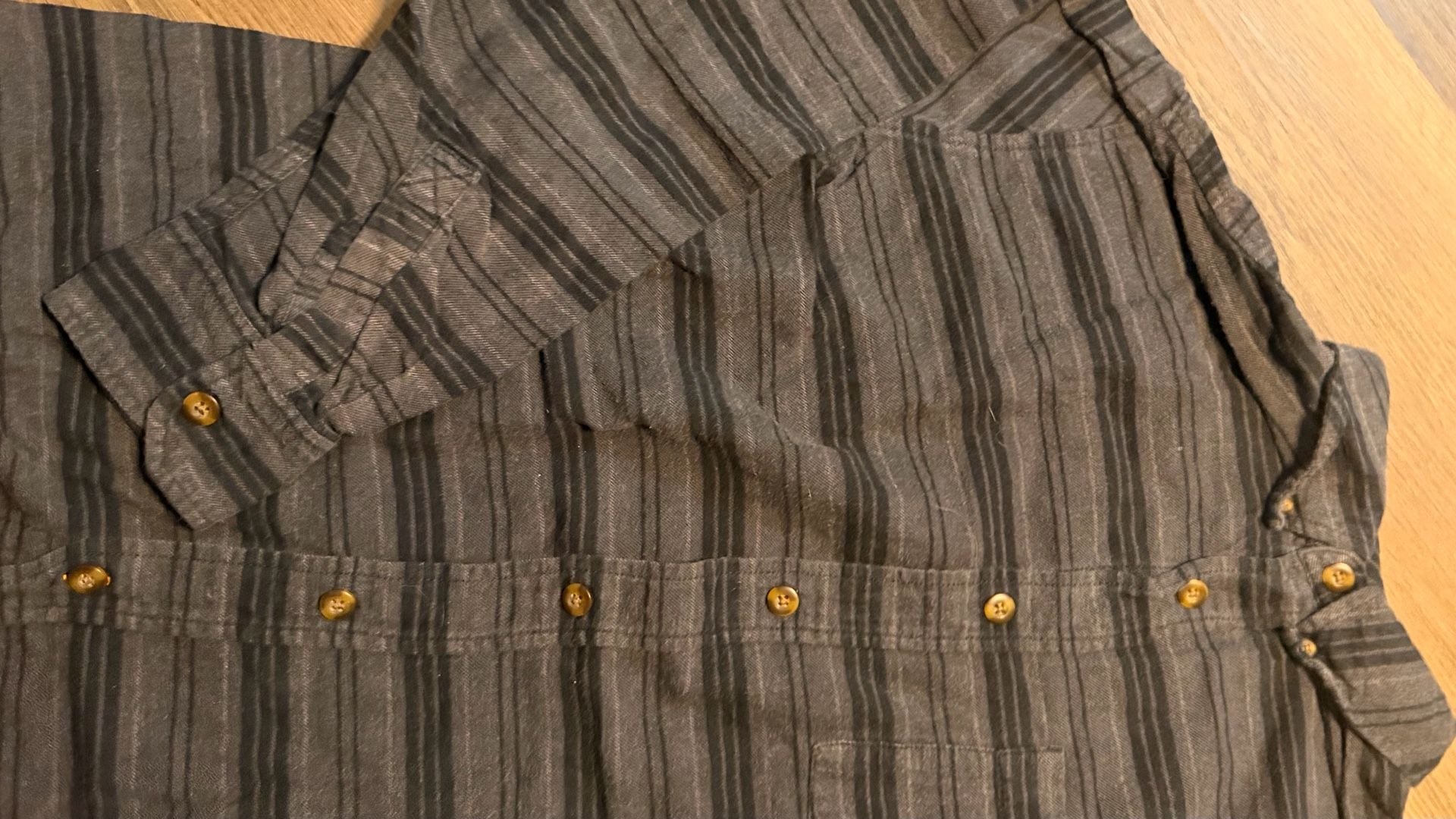 Field & Stream Long Sleeve Button Down Shirt Size LG Striped 2